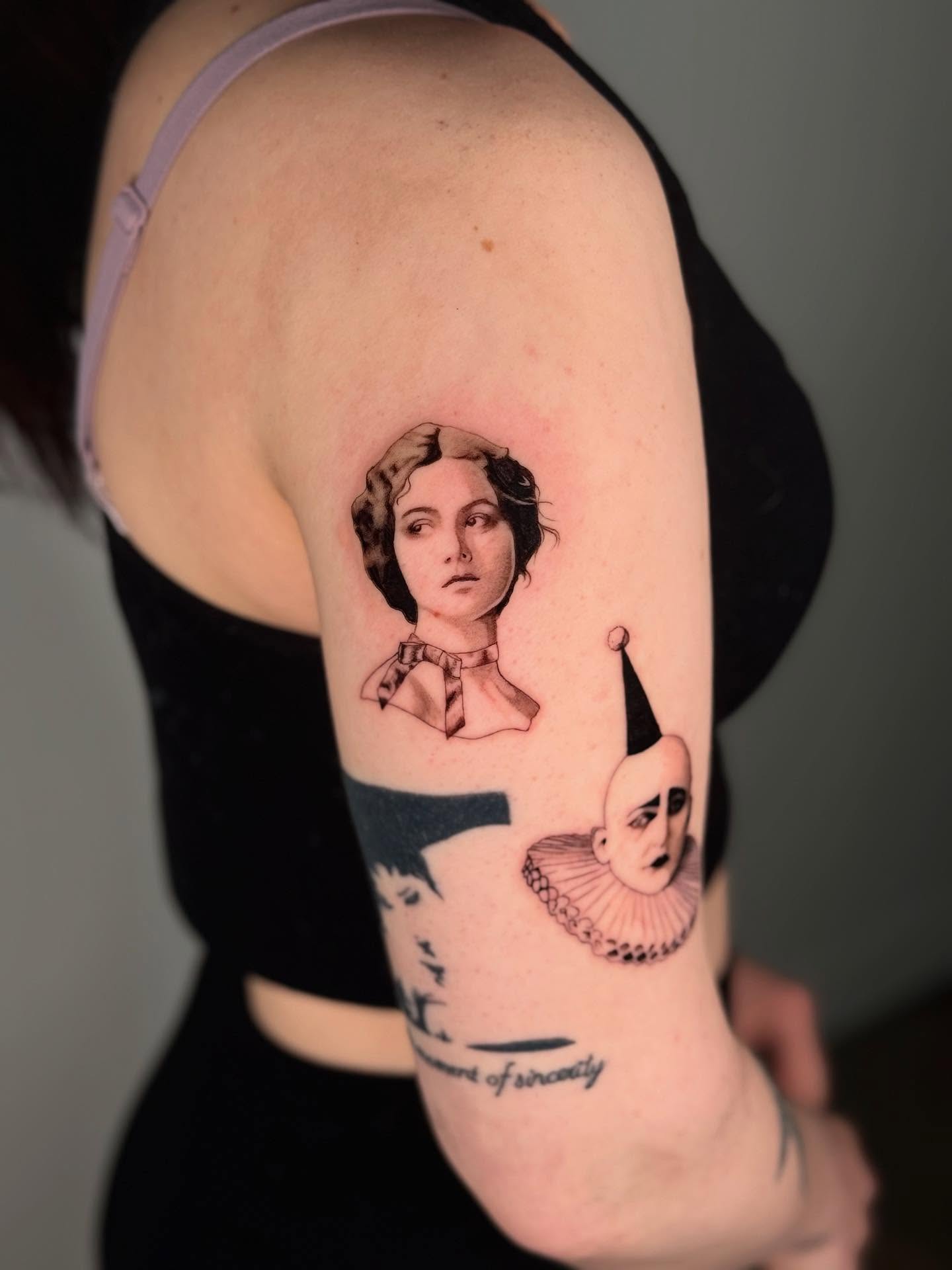 Tattoo by @judetatt — realism, dotwork