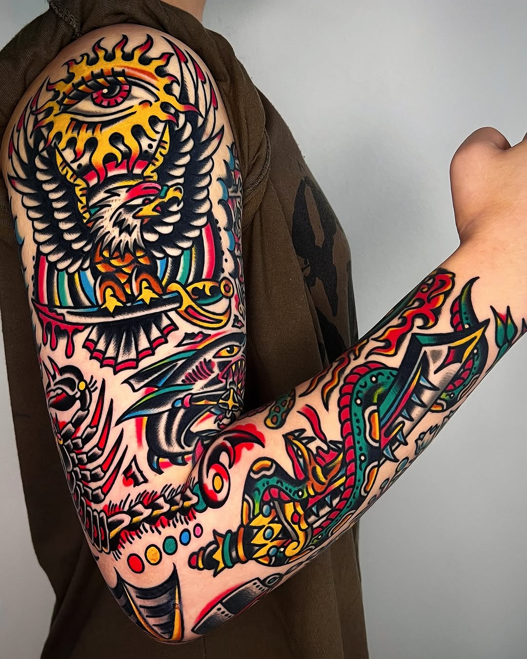 Tattoo by @homoo_tattooer — american_traditional
