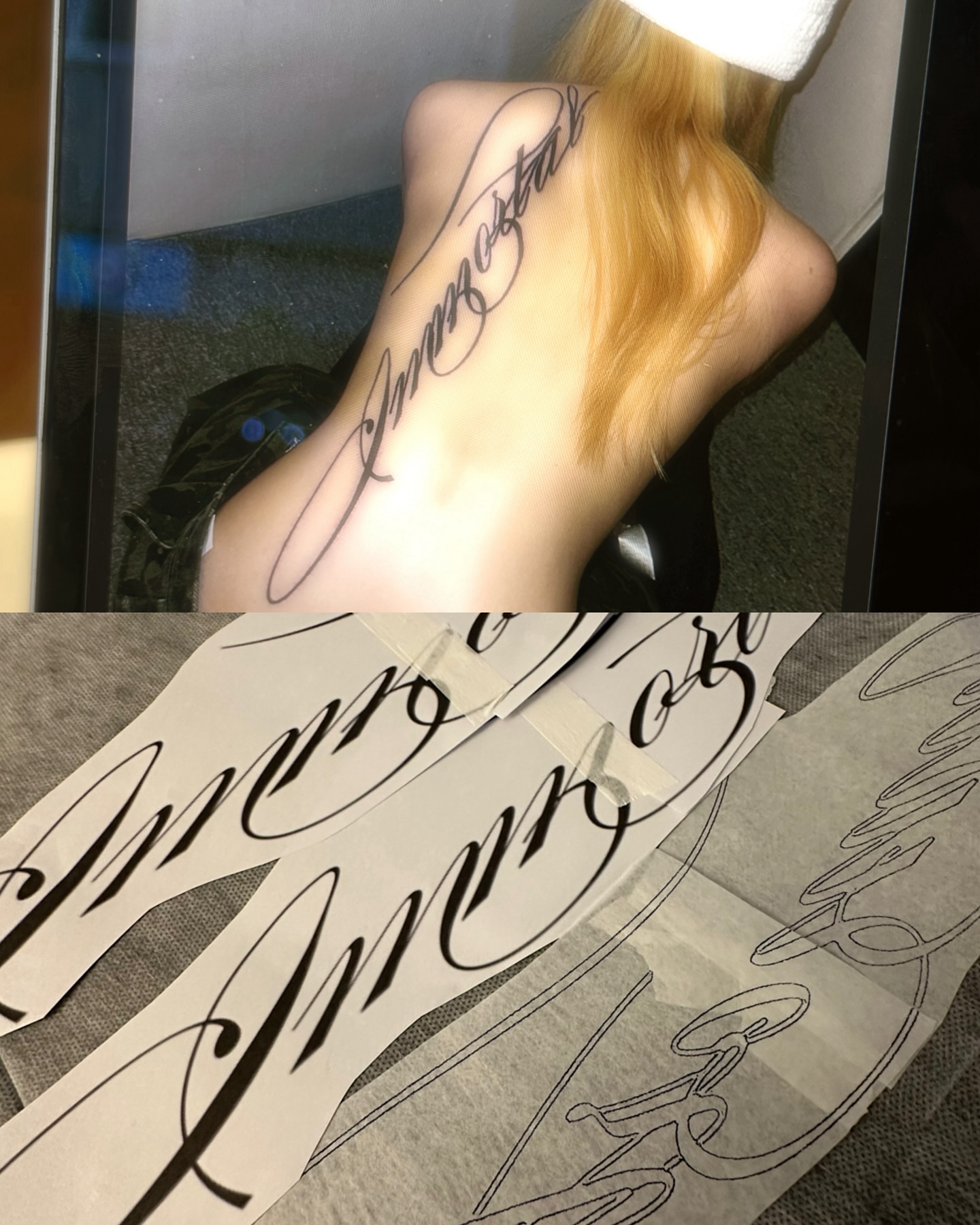 Script lettering lettering script tattoo on the foot by eyeball
