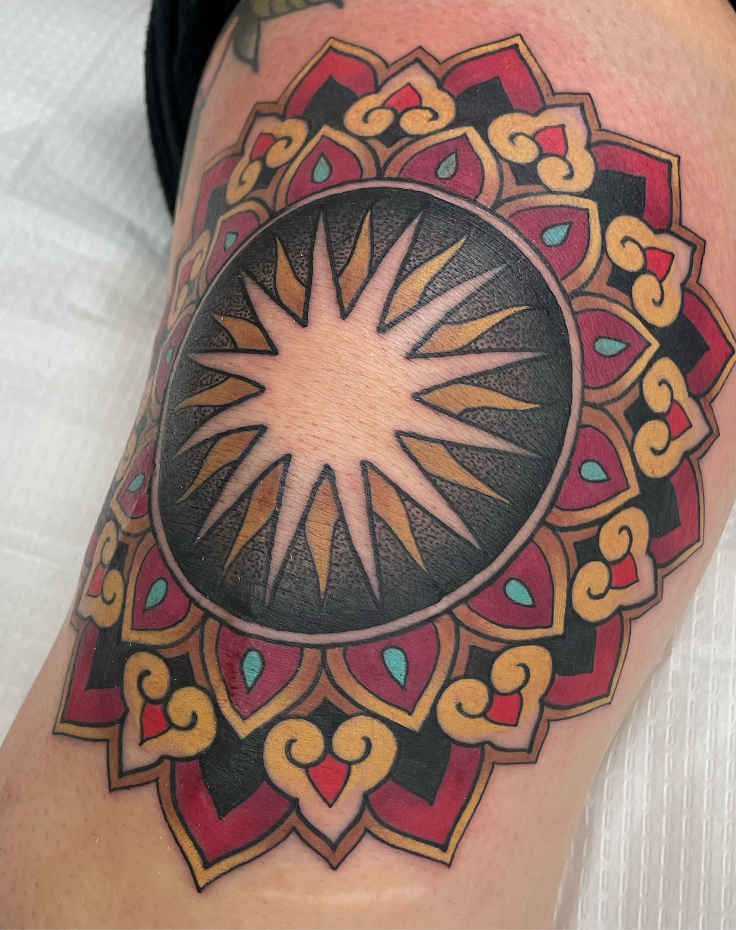 Tattoo by @taylorhealdtattoo — geometric, ornamental
