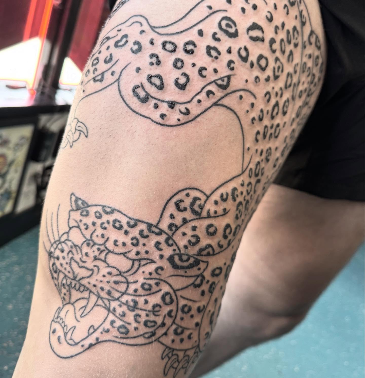 Tattoo by @averagewillie — black_and_grey