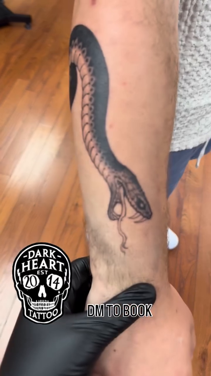 Snake realism tattoo by Hori Shit