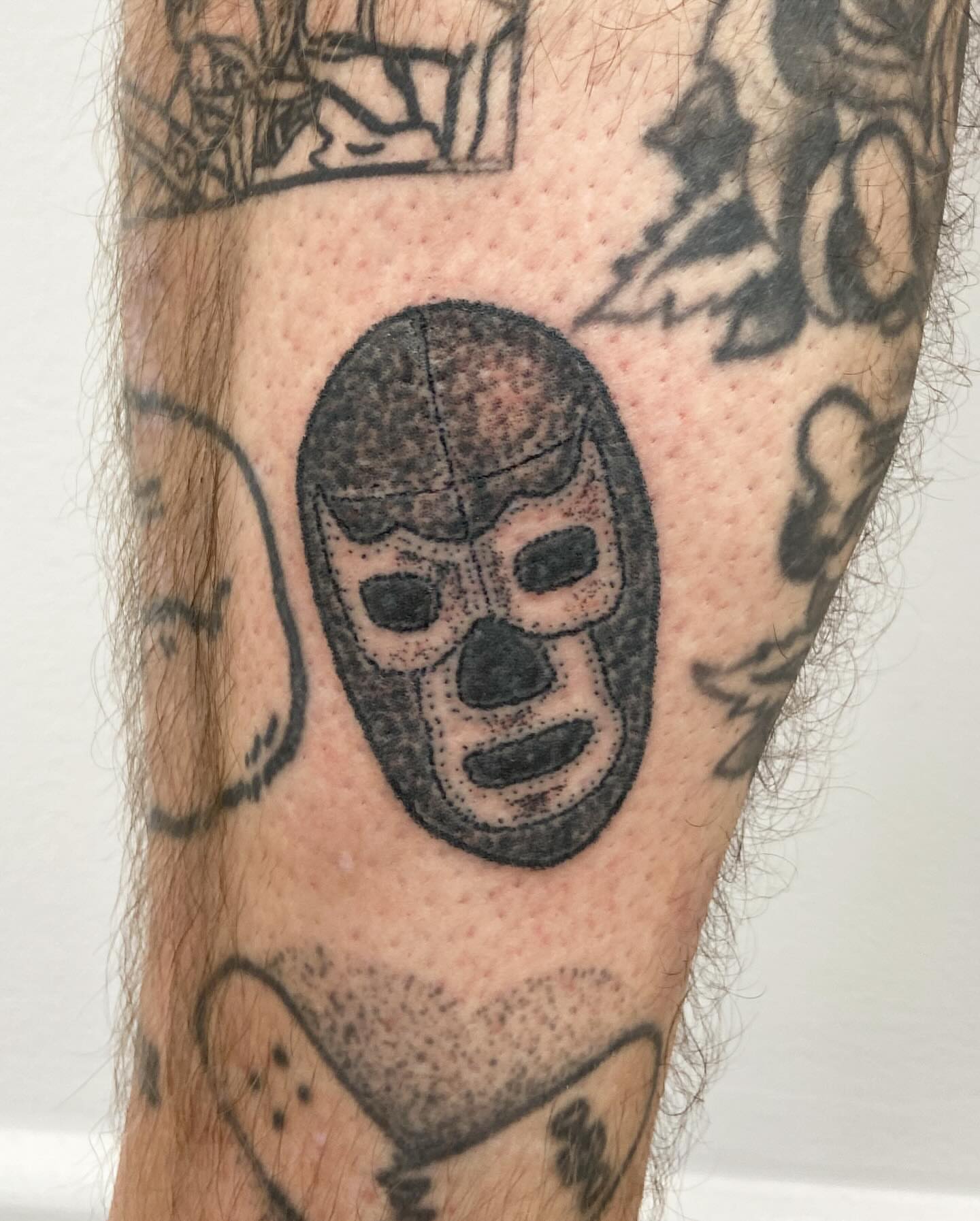 Tattoo by @deadboypokes — black_and_grey