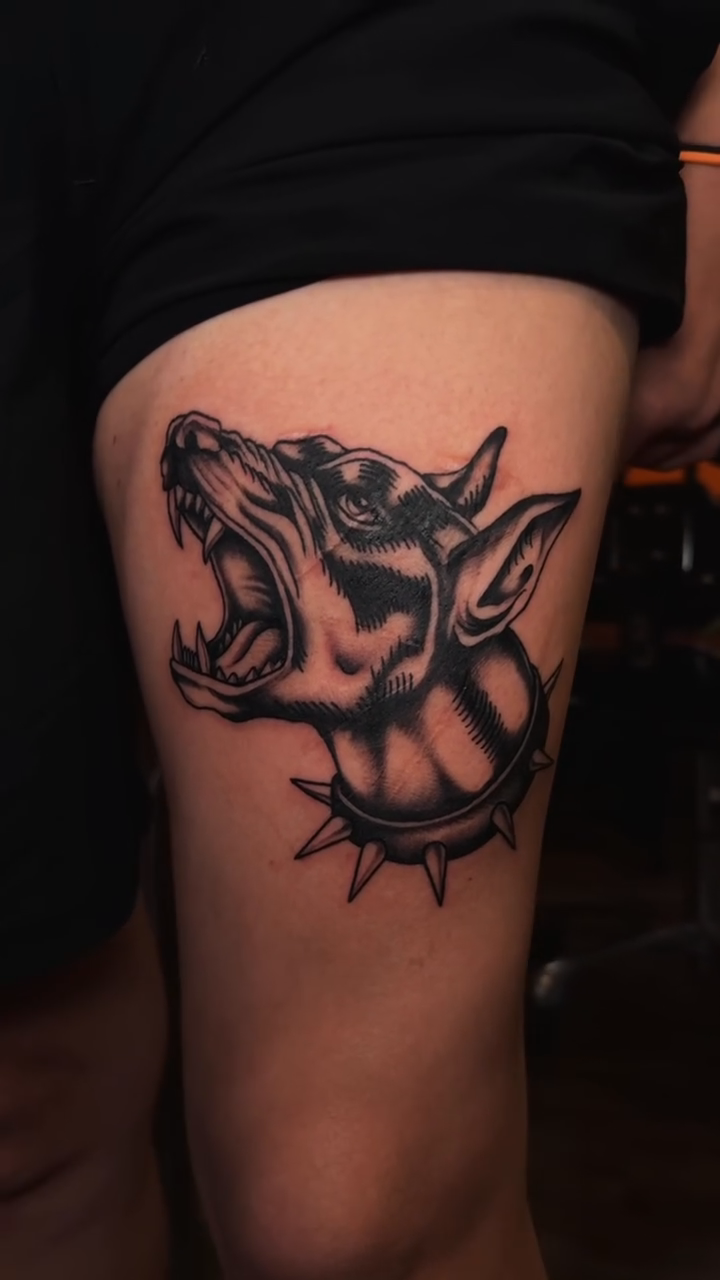 Tattoo by @wolfhazel β black_and_grey, realism