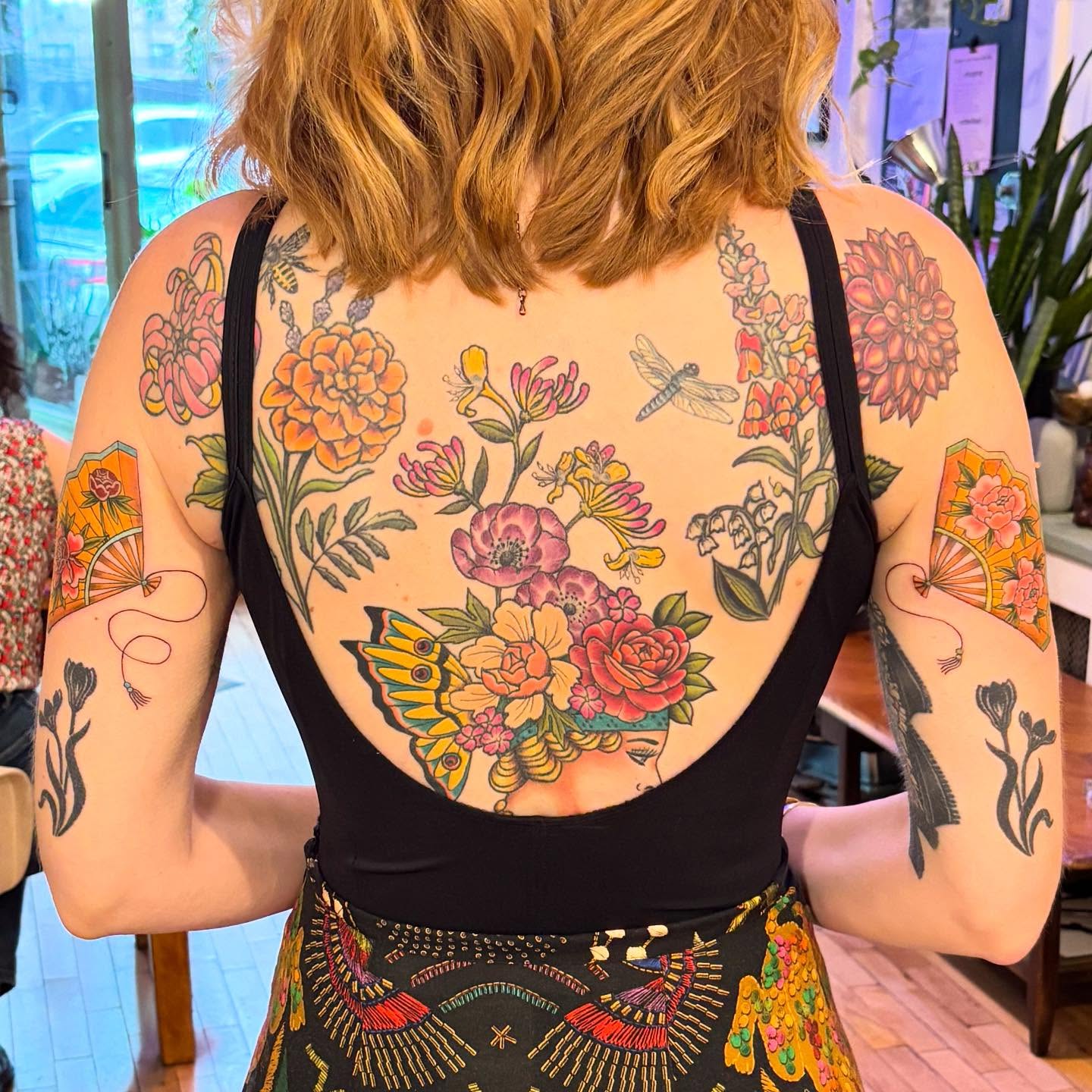 Tattoo by @flowers.for.all.occasions โ neo_traditional, illustrative