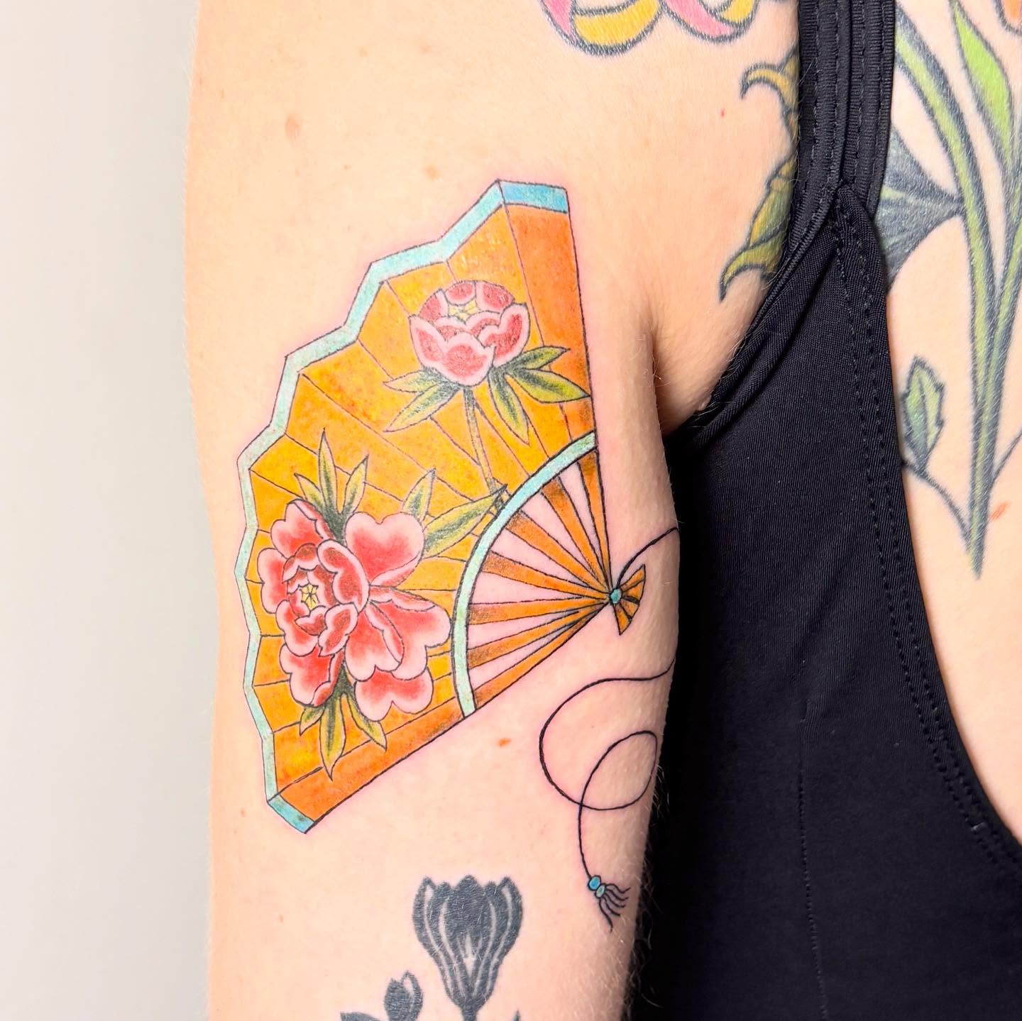 Tattoo by @flowers.for.all.occasions โ japanese_irezumi, neo_traditional
