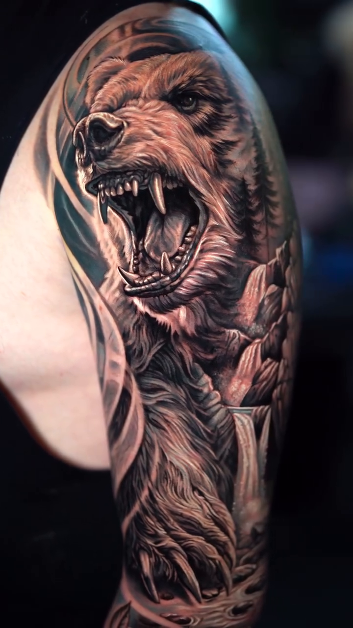Tattoo by @tattoos_by_junior — realism, black_and_grey