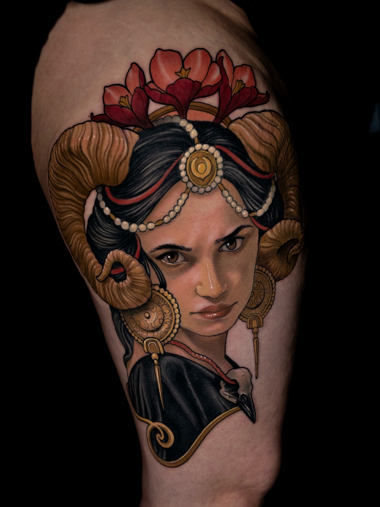 Tattoo by @krishtattoo — american_traditional, realism