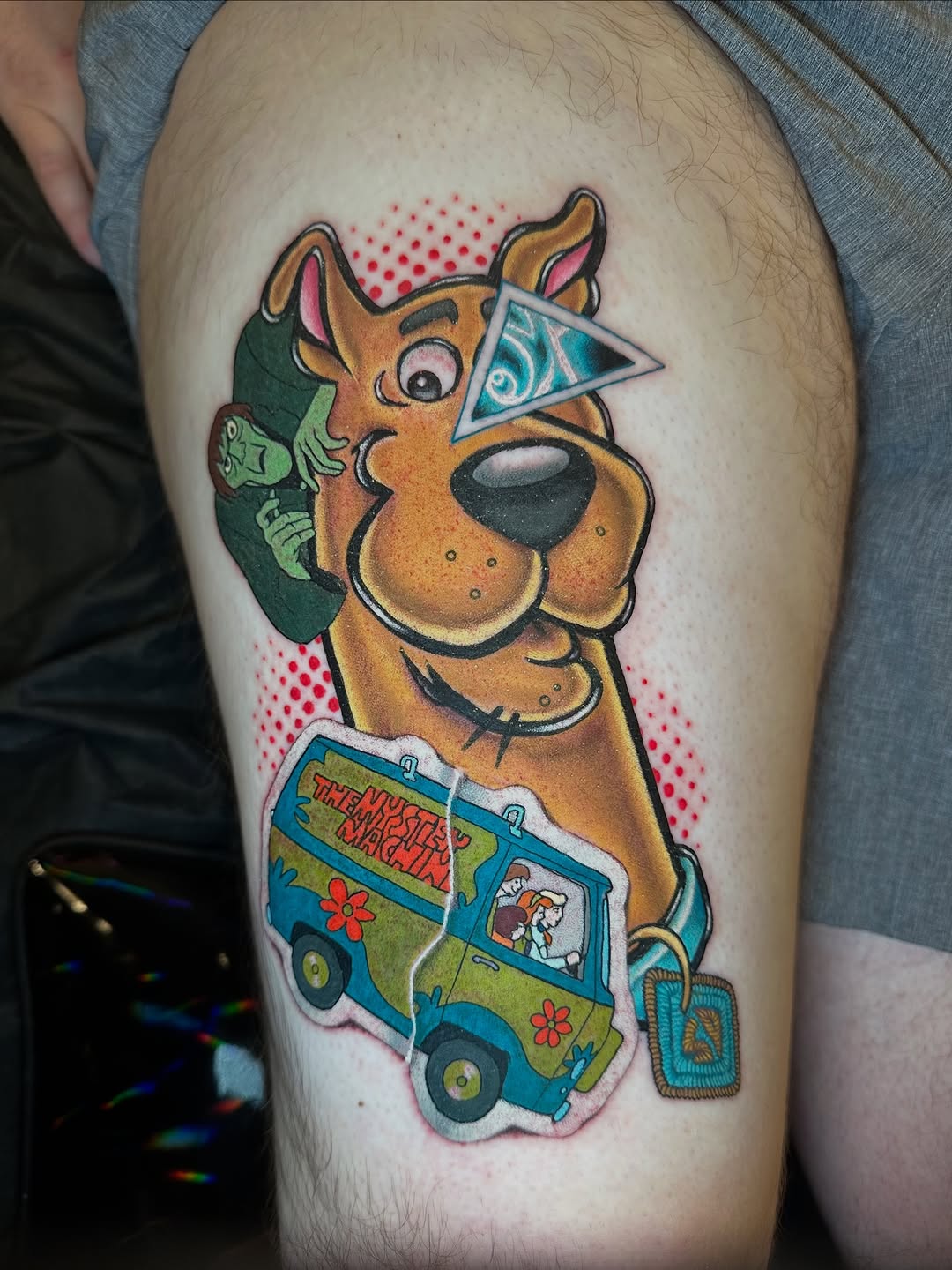 Tattoo by @vancummingstattoo — new_school, anime