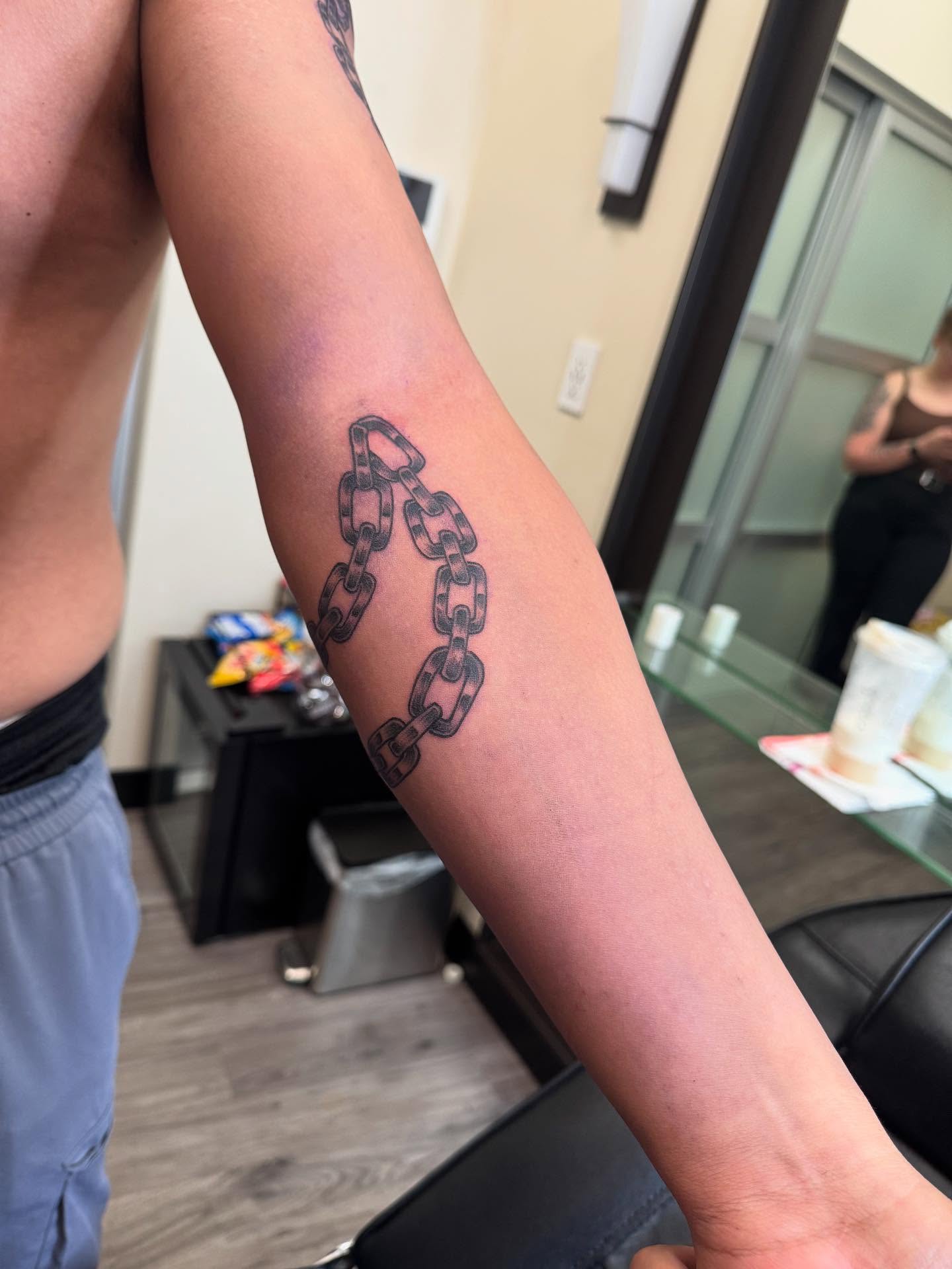 Tattoo by @gluhd_ink — black_and_grey