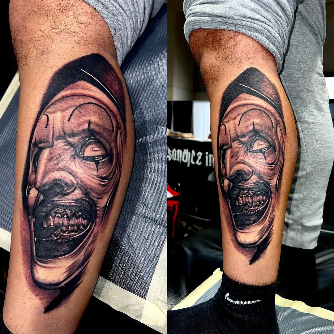 Tattoo by @sanchez_ink — realism, black_and_grey