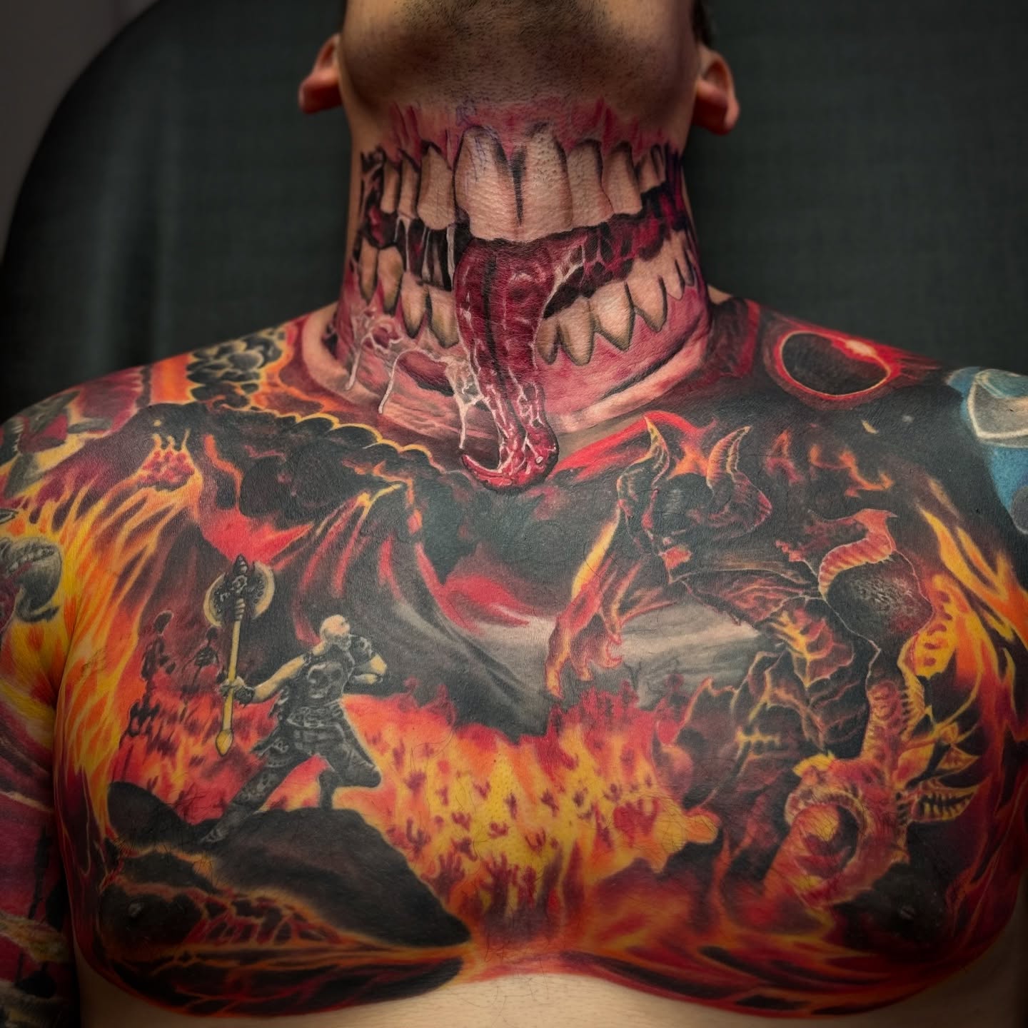 Tattoo by @oscarariastattoos — dark_realism, illustrative