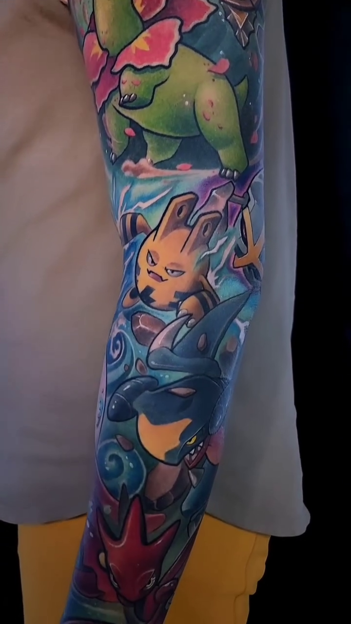 Tattoo by @joannanguyenart — anime, new_school