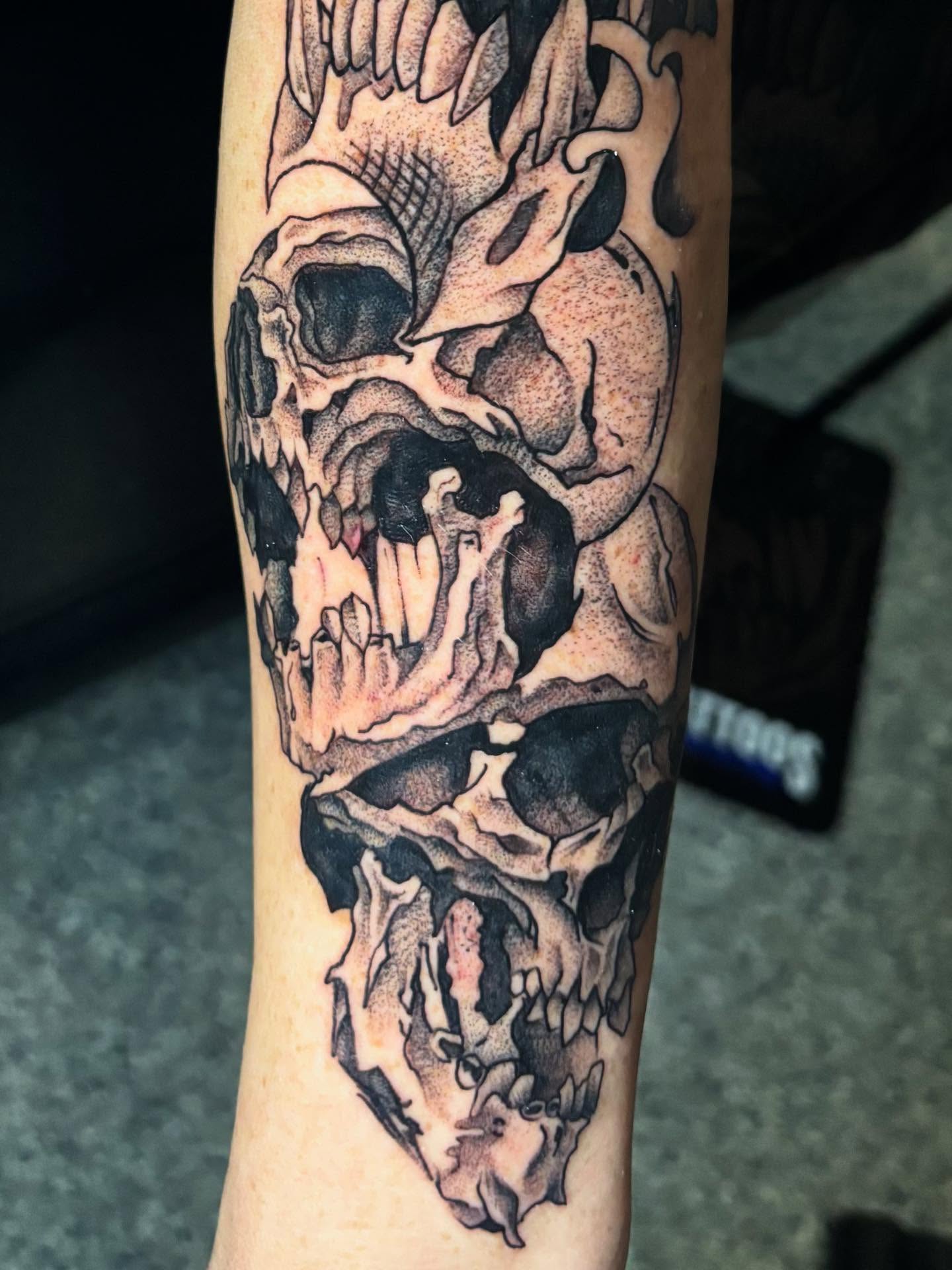 Tattoo by @tatt2dennis — black_and_grey, realism