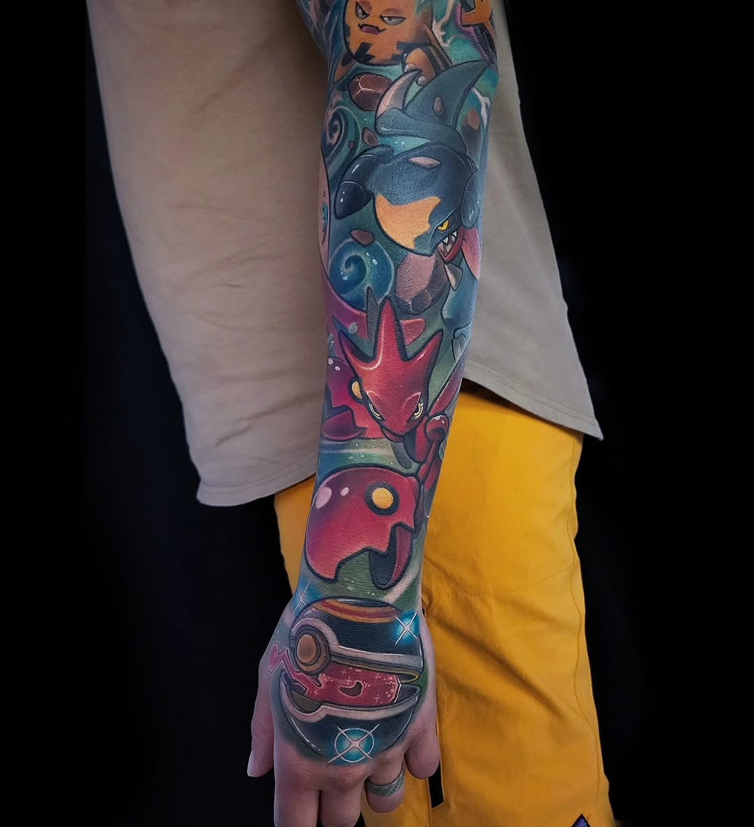 Tattoo by @joannanguyenart — anime, new_school