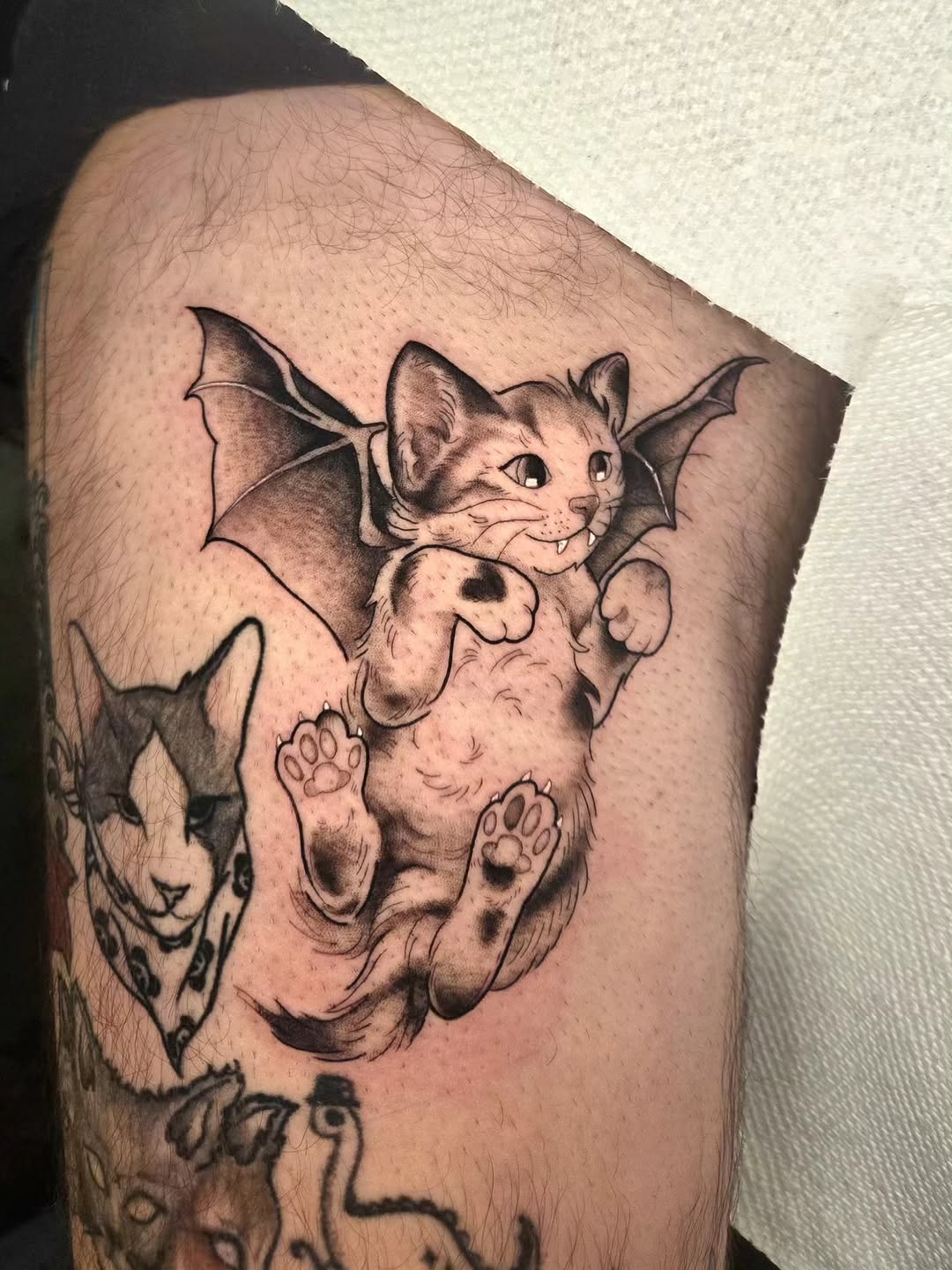 Tattoo by @kylieroyart — black_and_grey, realism