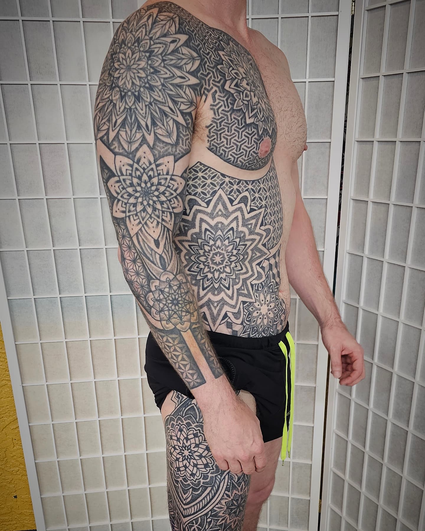 Tattoo by @avelourdtattoos — geometric