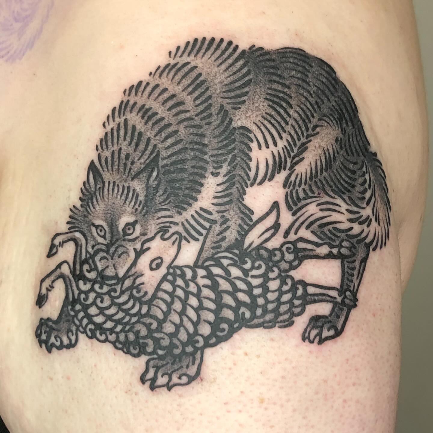 Tattoo by @katie.the.chiang — black_and_grey