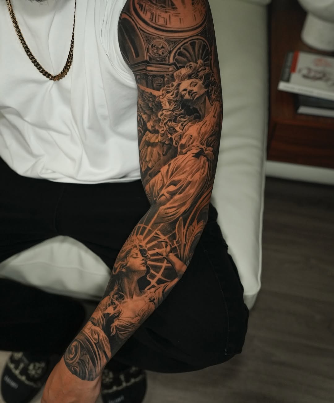 Tattoo by @nogarolli_tattoo — realism, black_and_grey