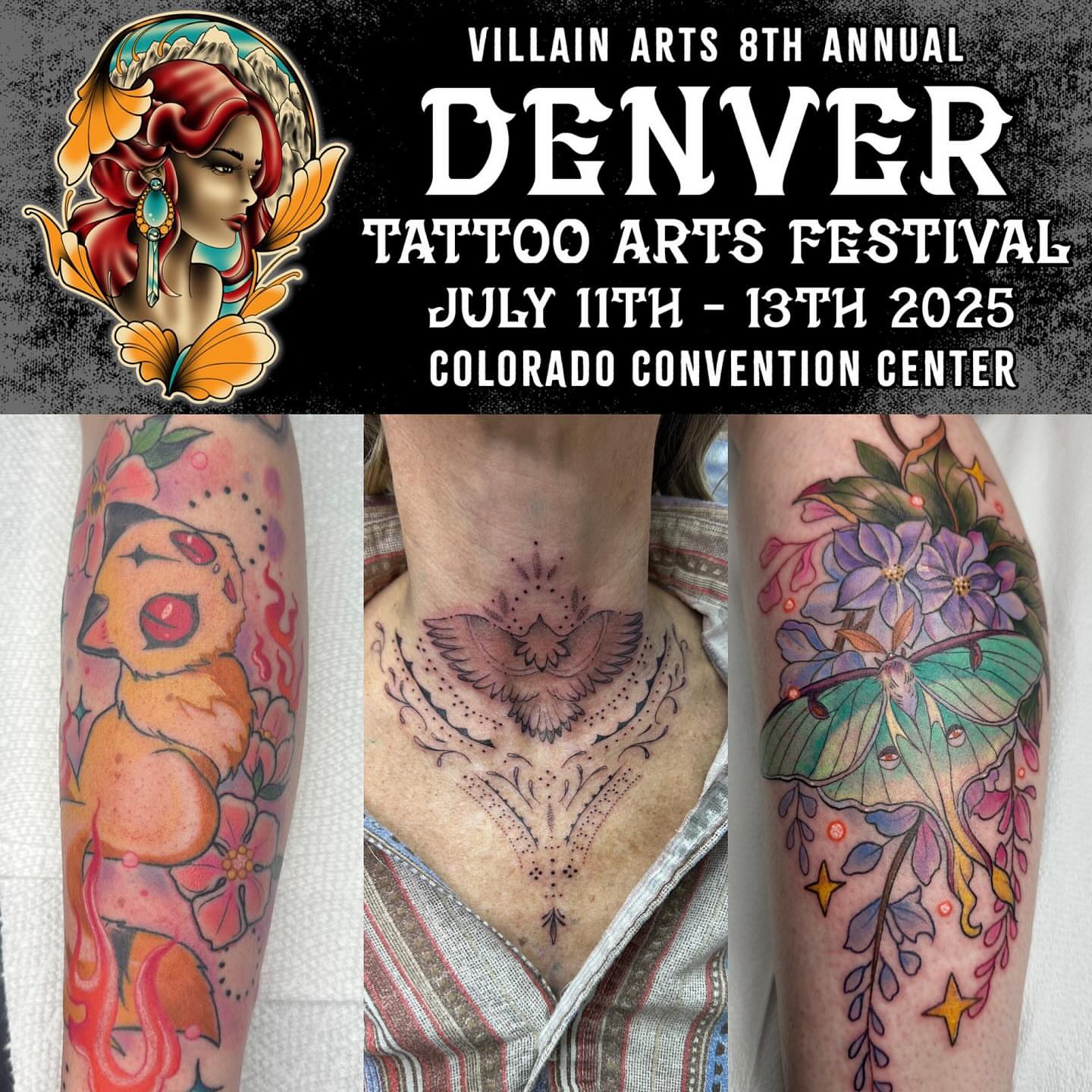 Tattooed lettering dotwork tattoo on the torso by Halle Haas