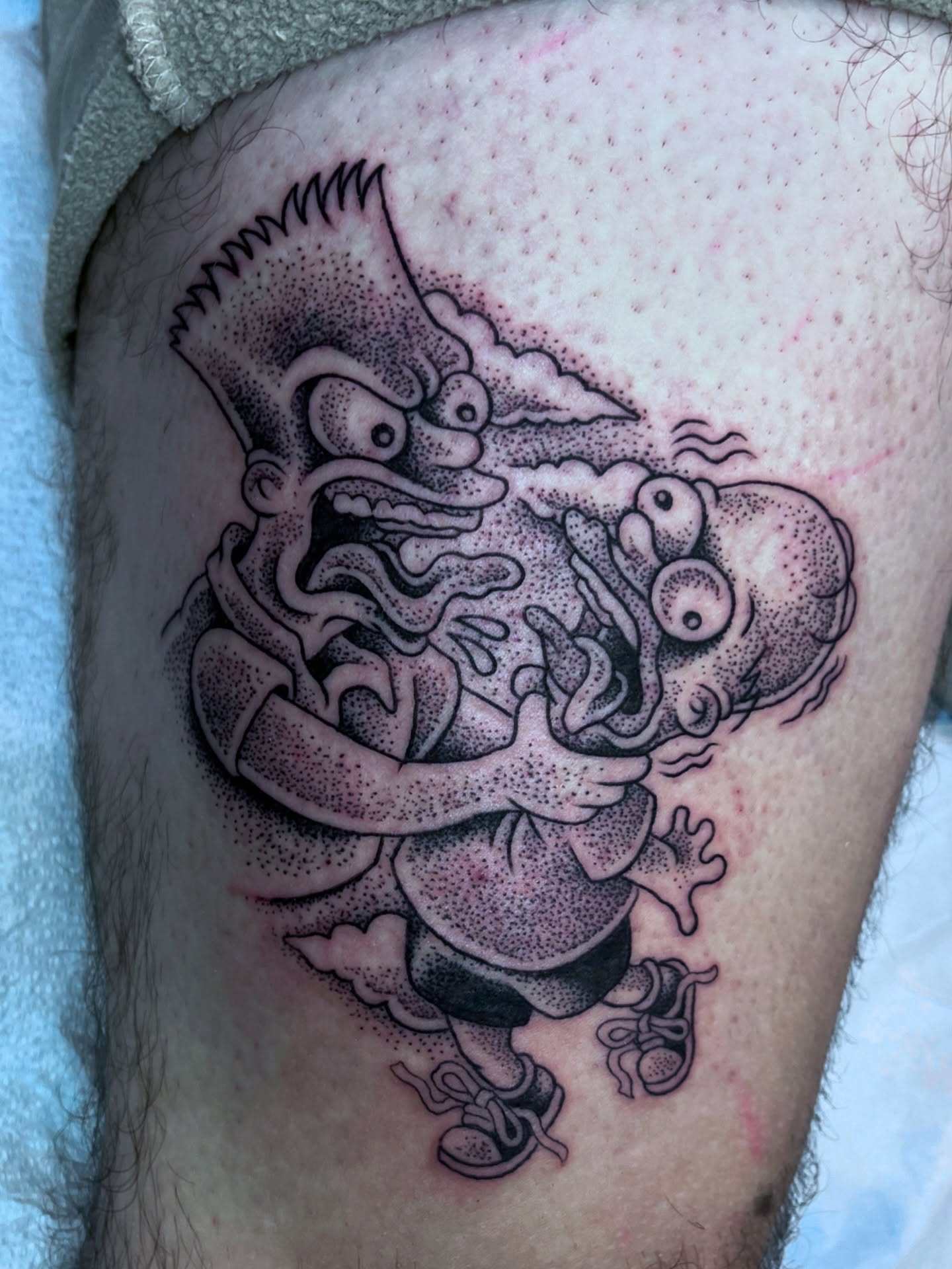 Tattoo by @evilnemec โ dotwork