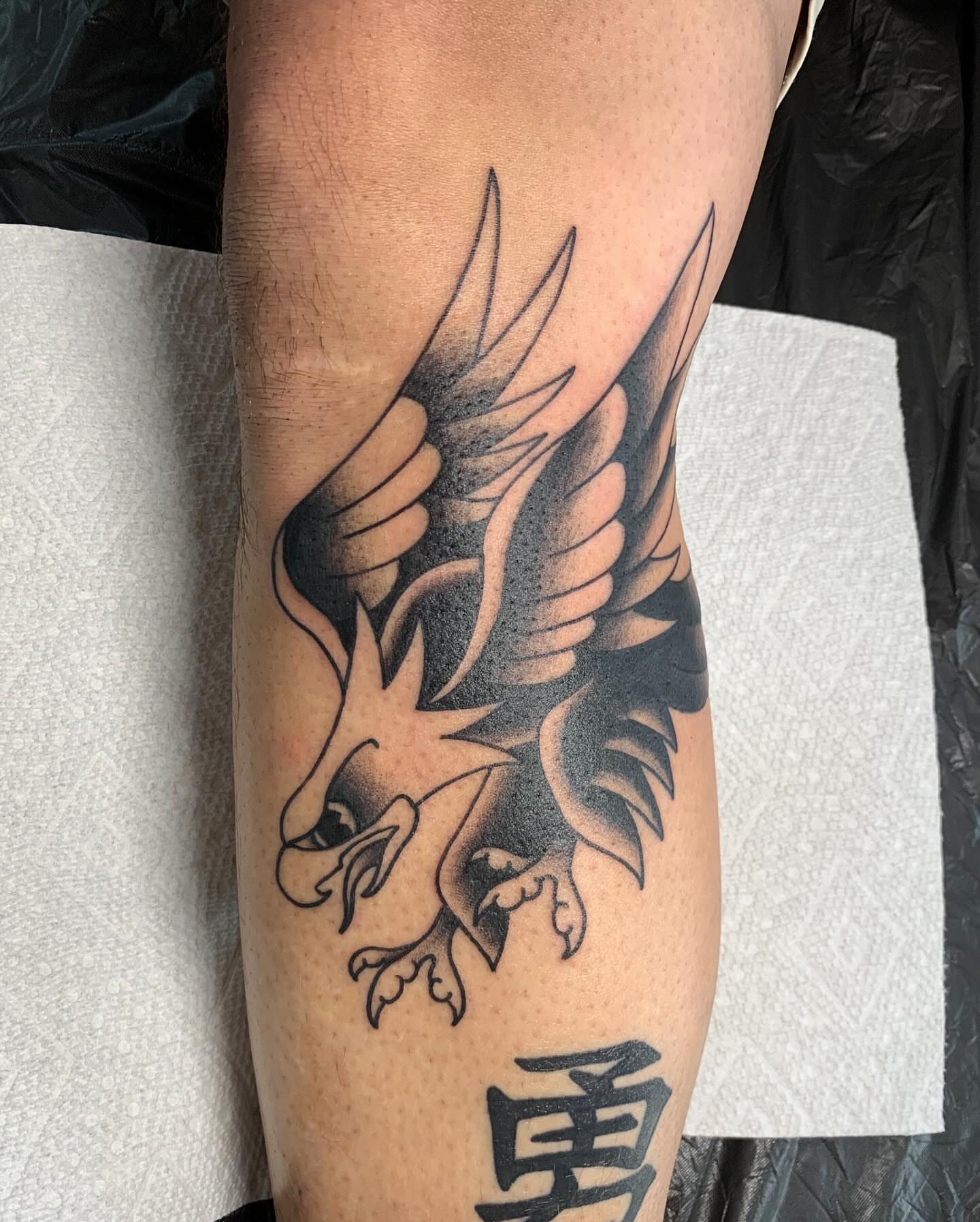 Tattoo by @drowsytattoos — black_and_grey