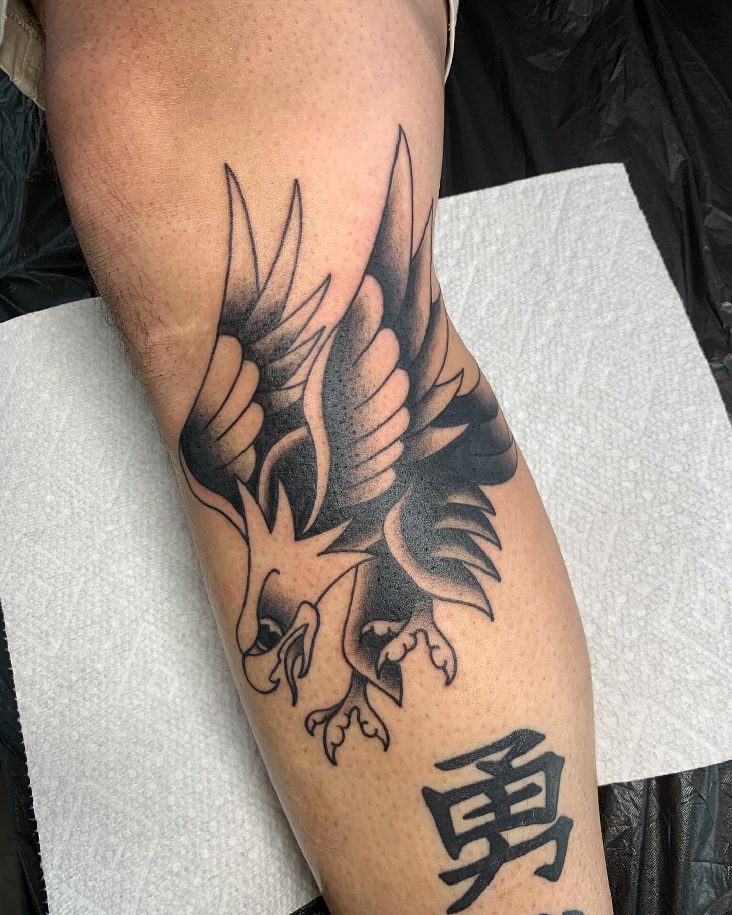 Tattoo by @drowsytattoos — black_and_grey