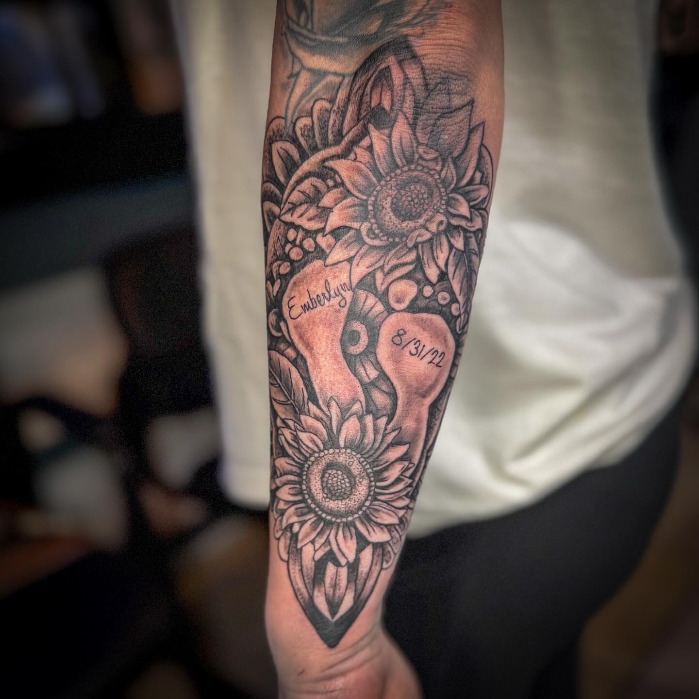 Tattoo by @joeyspindlertattoos — black_and_grey
