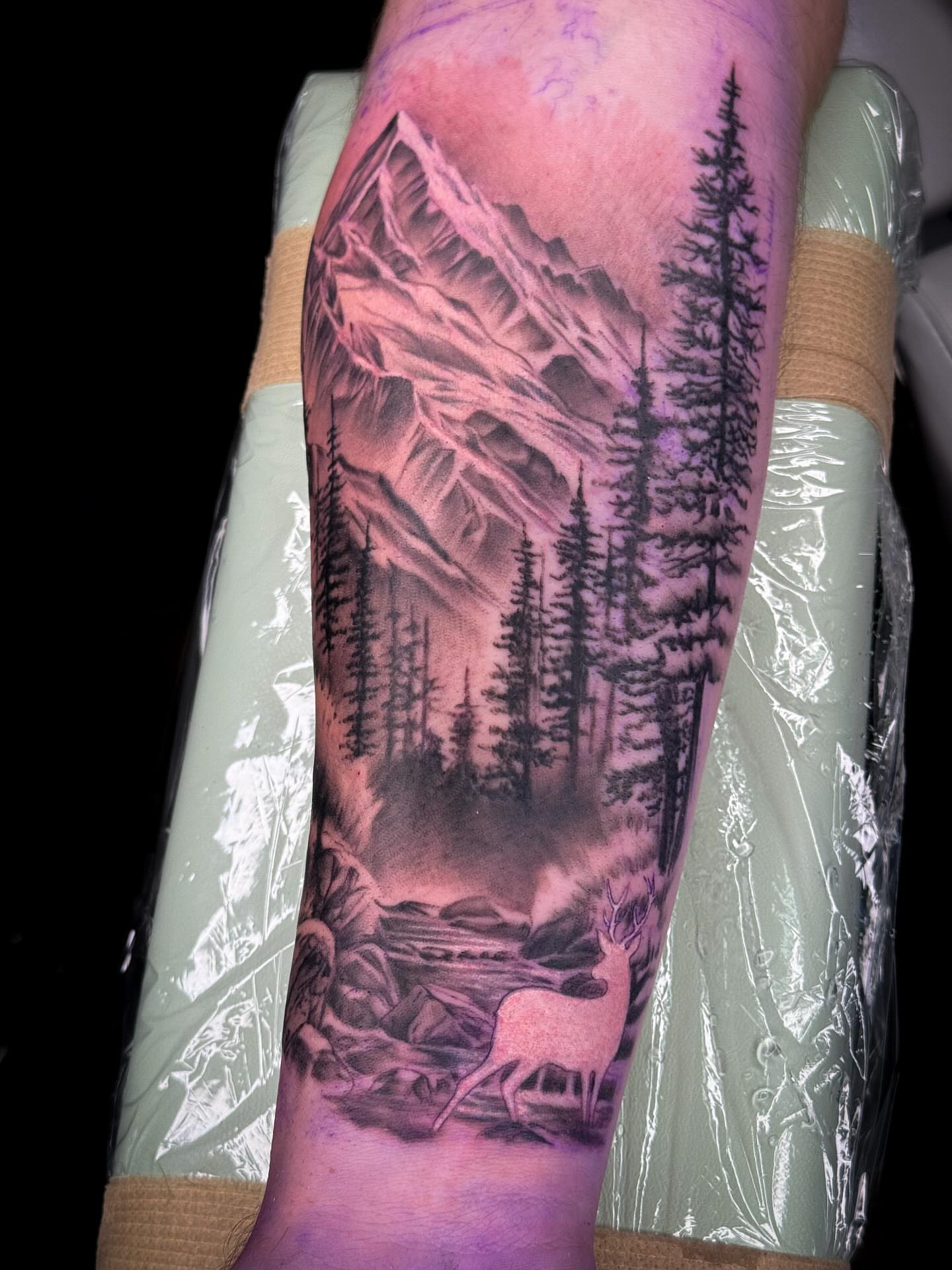 Tattoo by @aarondoestattoos — realism, black_and_grey