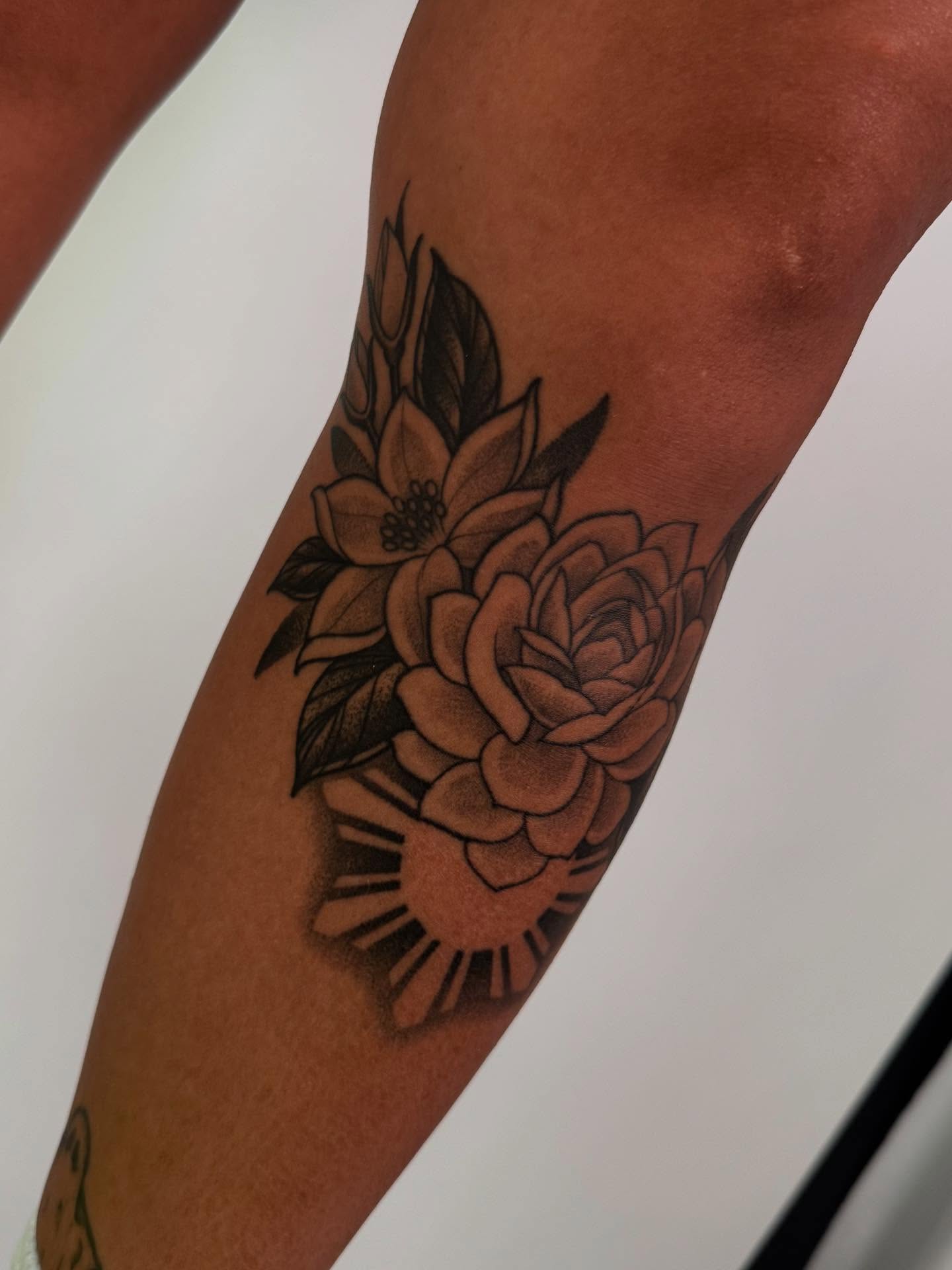 Tattoo by @tannerminocktattoos — black_and_grey