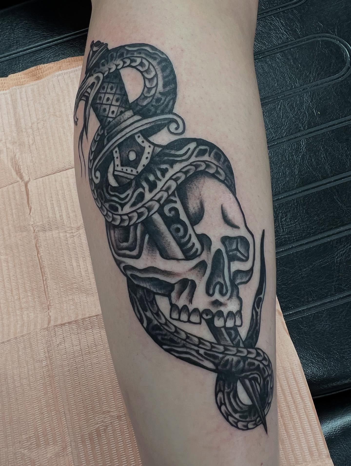 Tattoo by @donpeddicordart — black_and_grey, realism