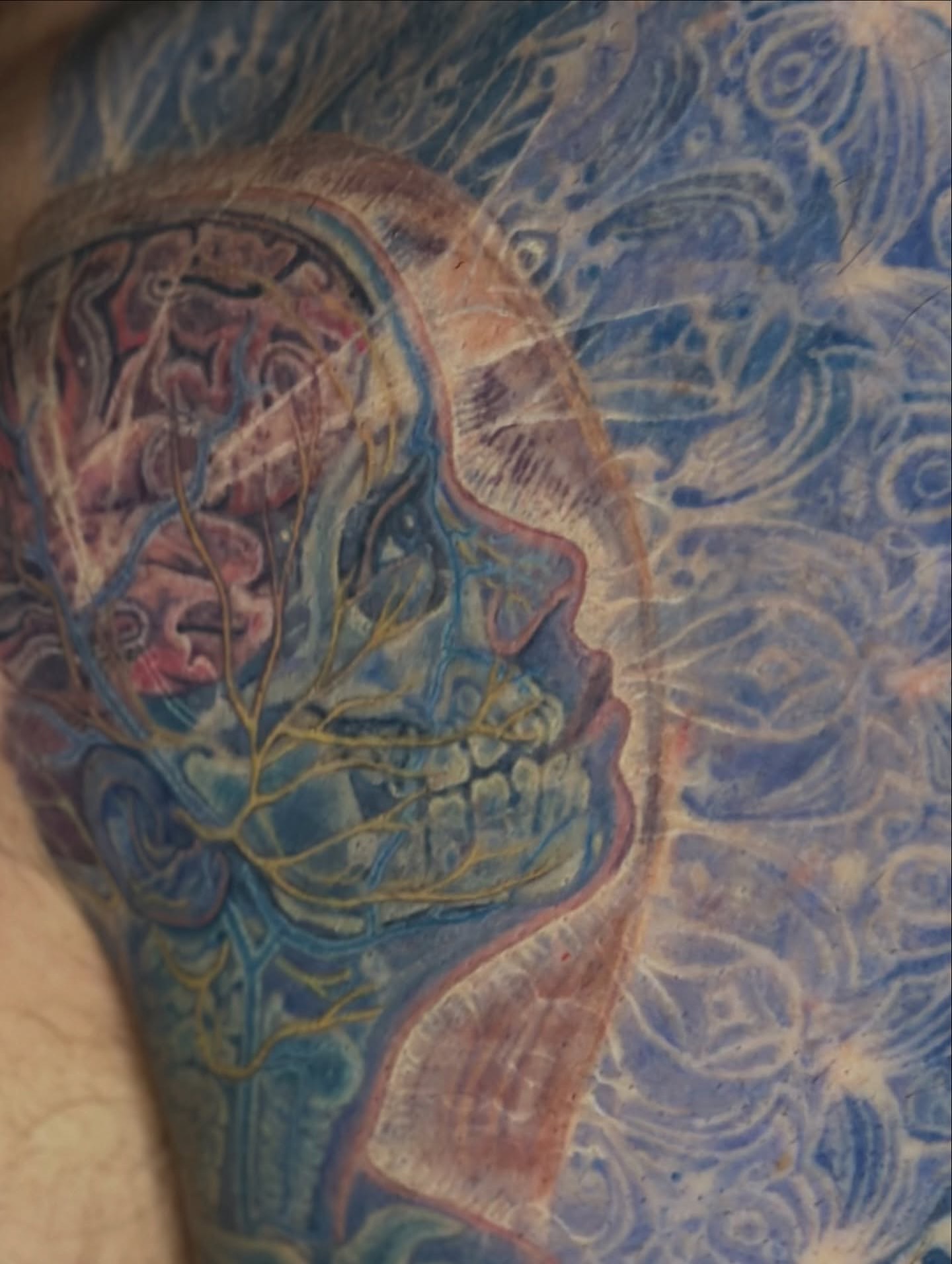 Tattoo by @dominicktattoo — realism, dotwork