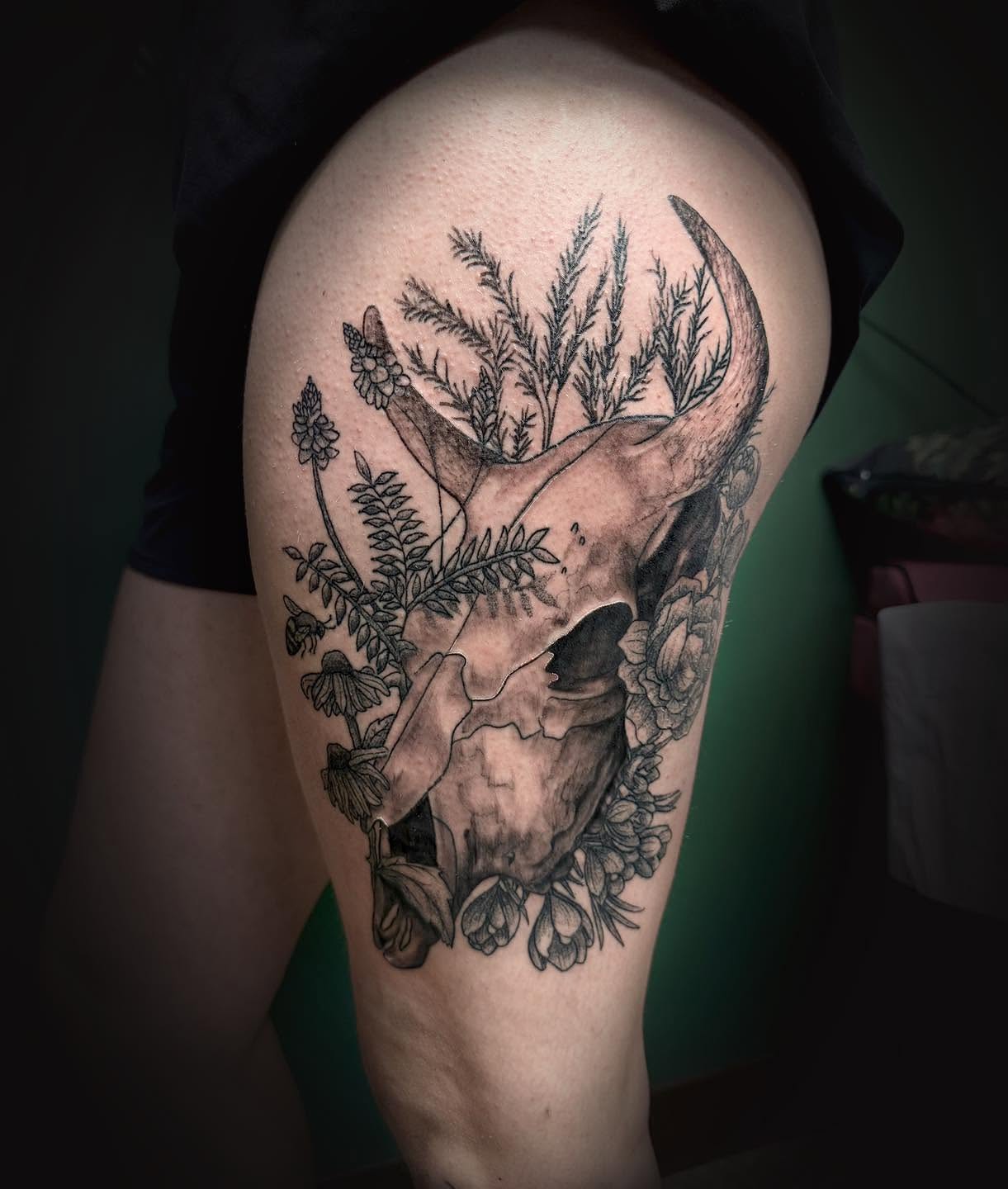 Tattoo by @janai.artistry — black_and_grey, realism
