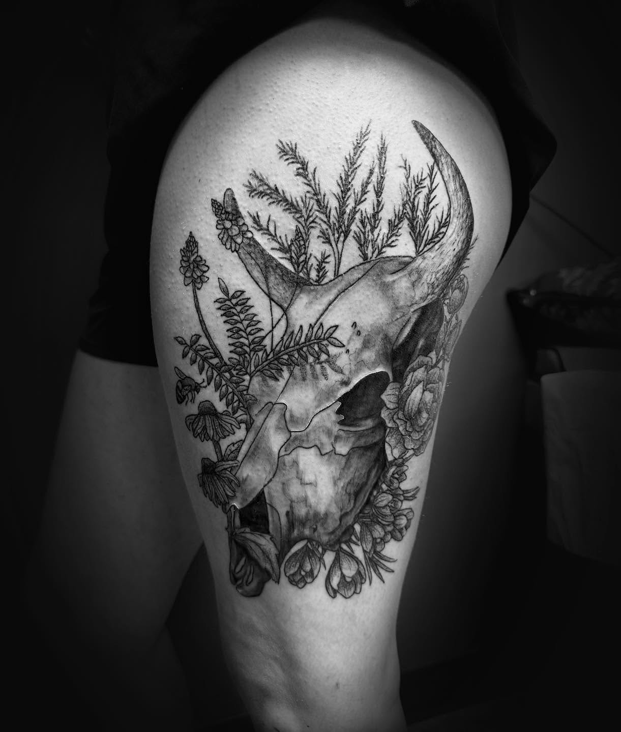 Tattoo by @janai.artistry — black_and_grey, realism