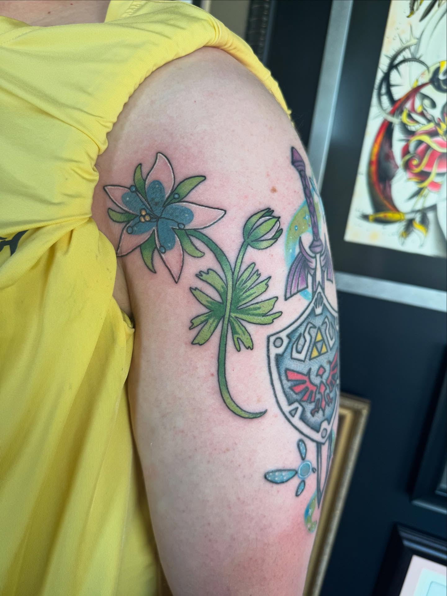 Tattoo by @not_ur_babys_ink โ new_school, dotwork