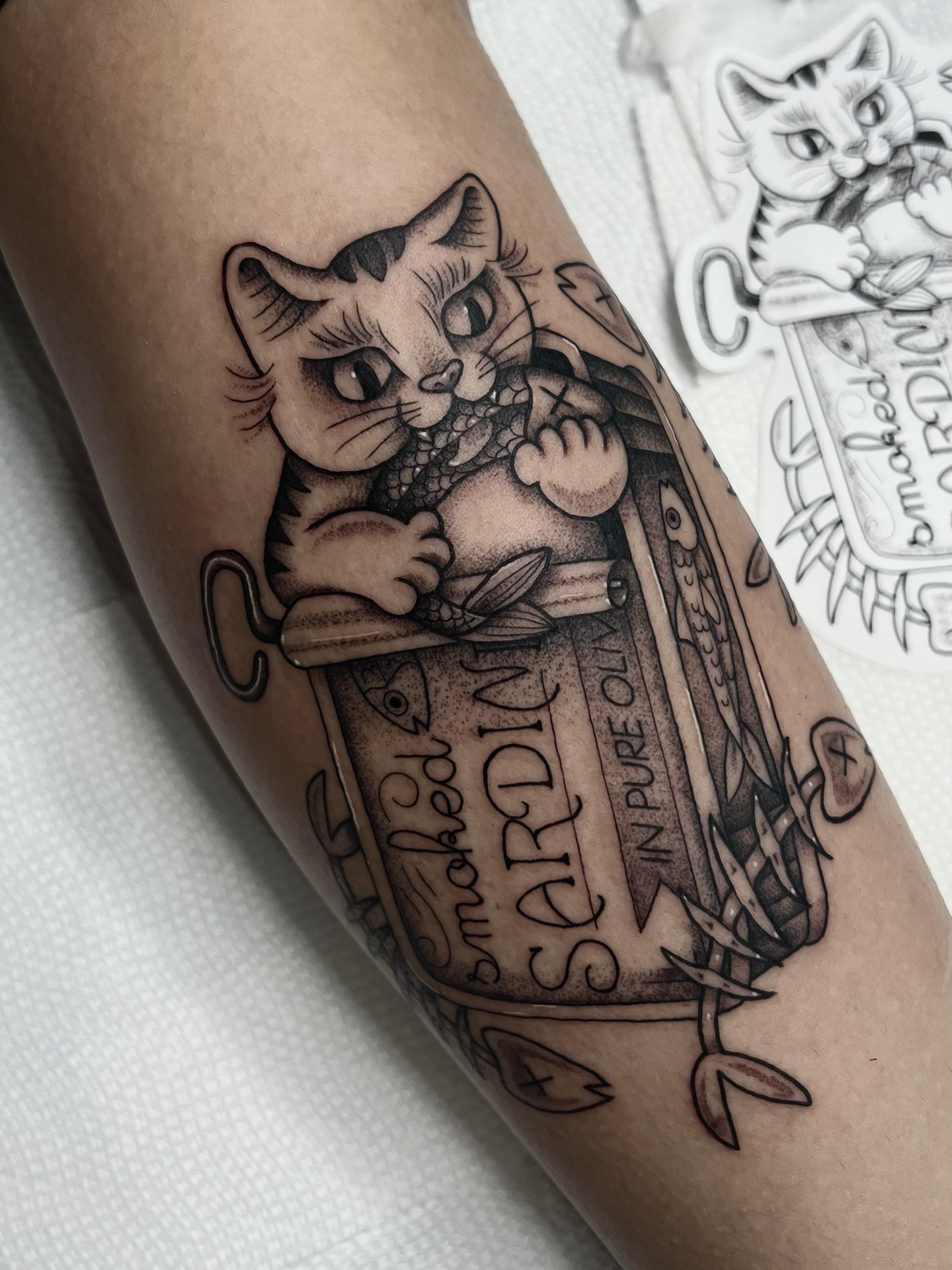 Tattoo by @rachktattoo — black_and_grey