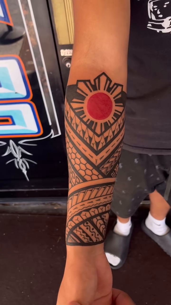 Tattoo by @redneckusotattoo β tribal, geometric
