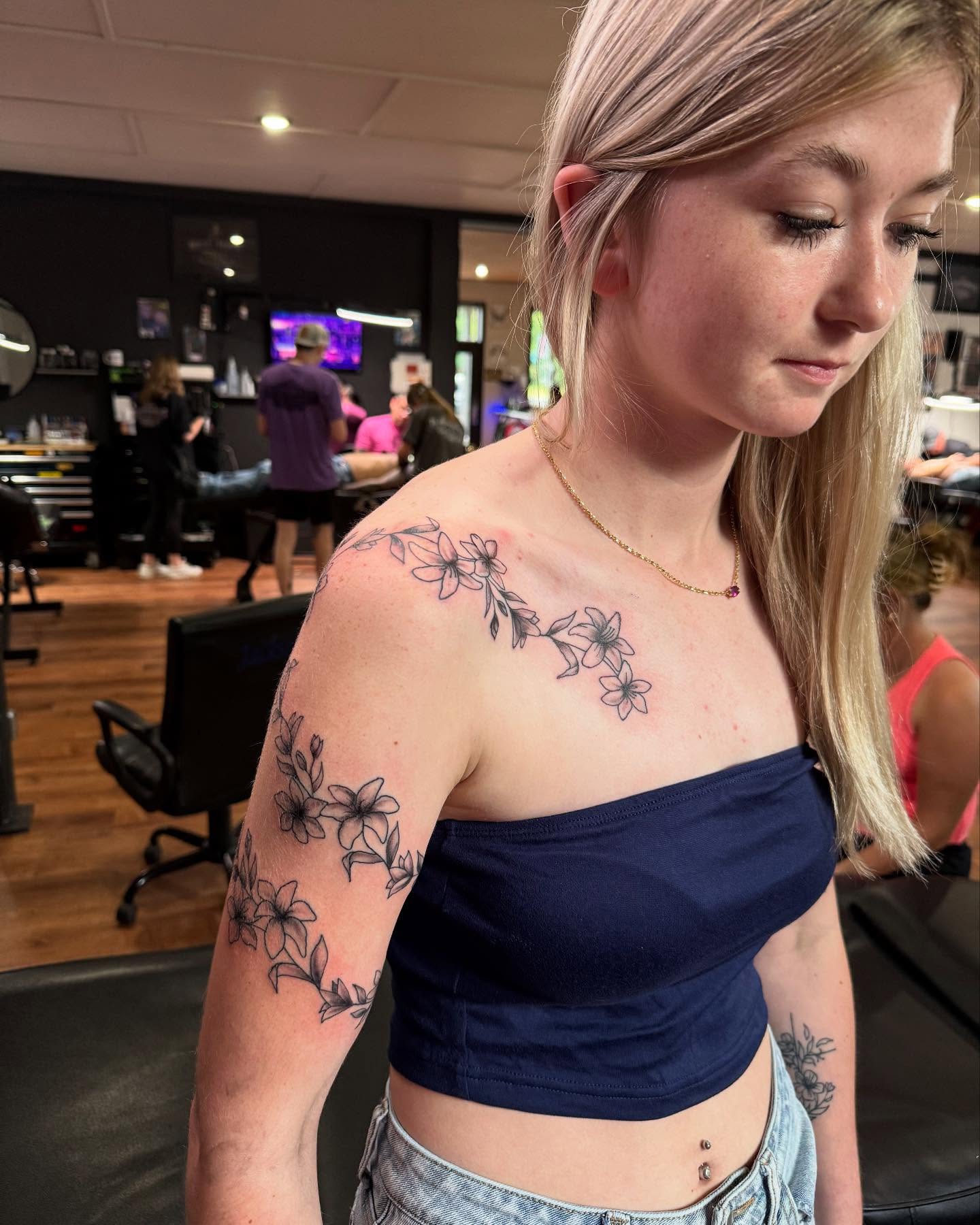 Tattoo by @glockontop — black_and_grey