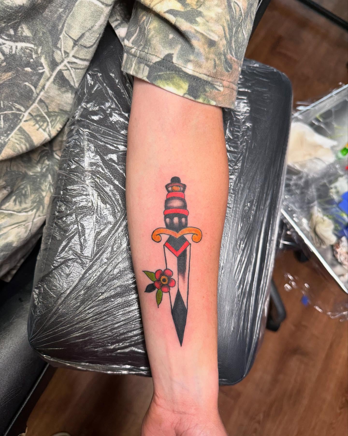 Tattoo by @glockontop — american_traditional