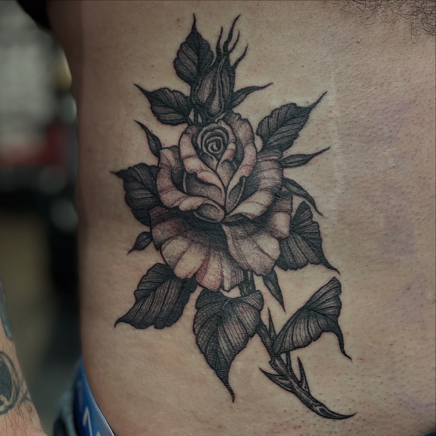 Tattoo by @jodeetattoos — black_and_grey