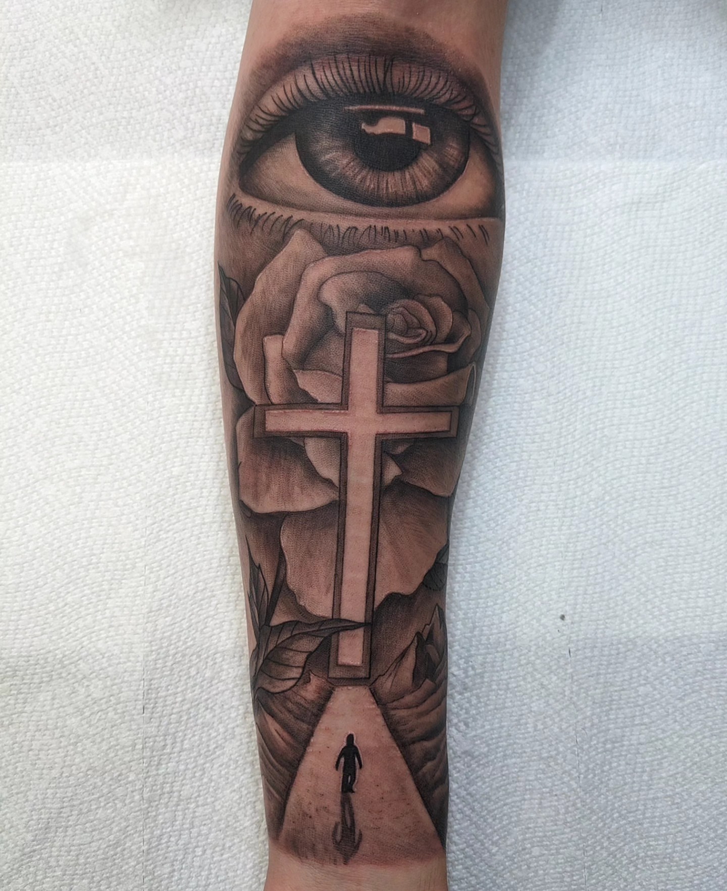 Tattoo by @infinite_enigma — realism, black_and_grey