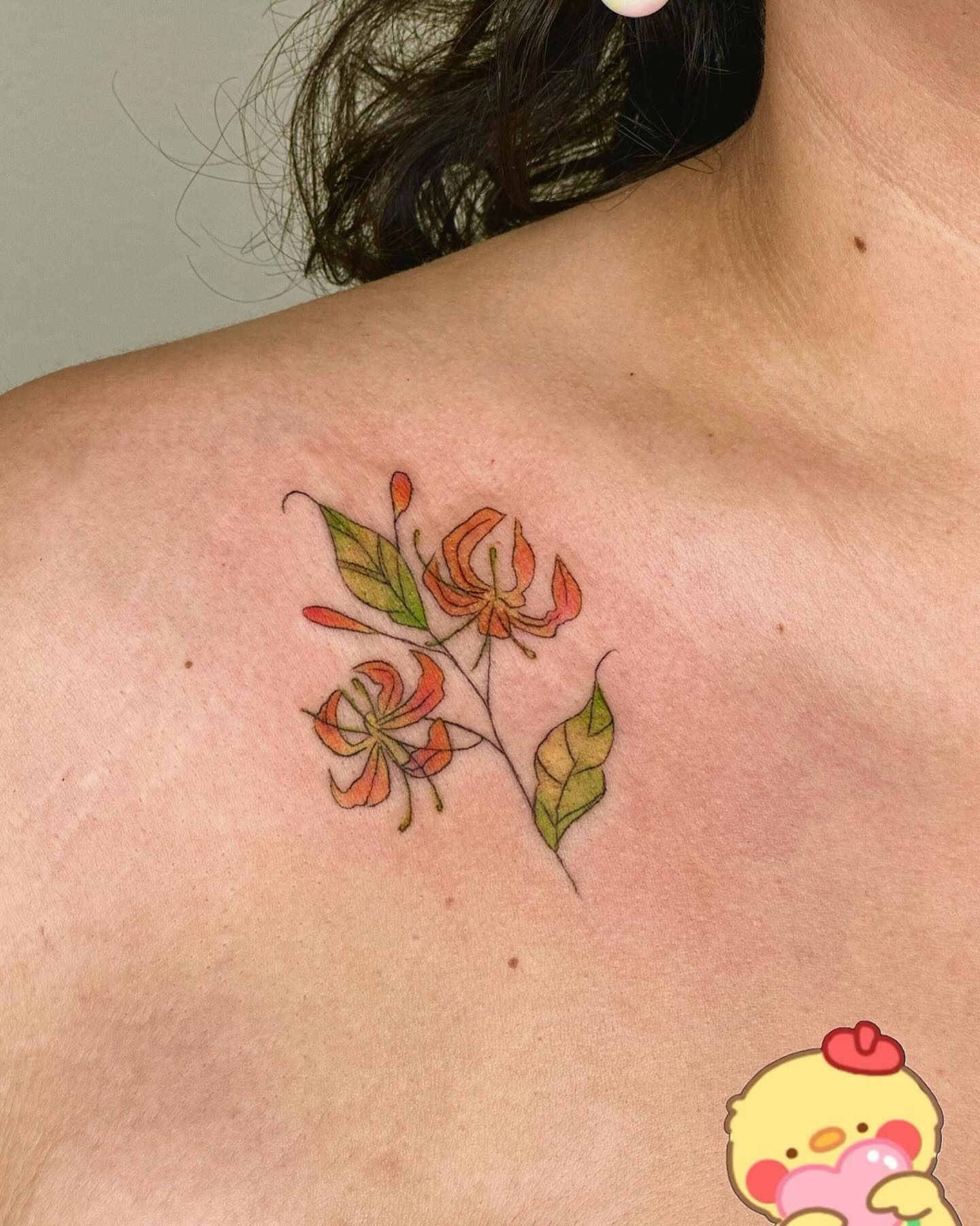 Tattoo by @lily_licious_ink — watercolor