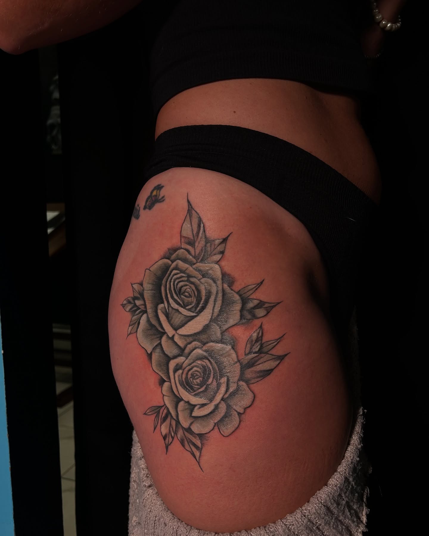 Tattoo by @angeline.tattoo — black_and_grey