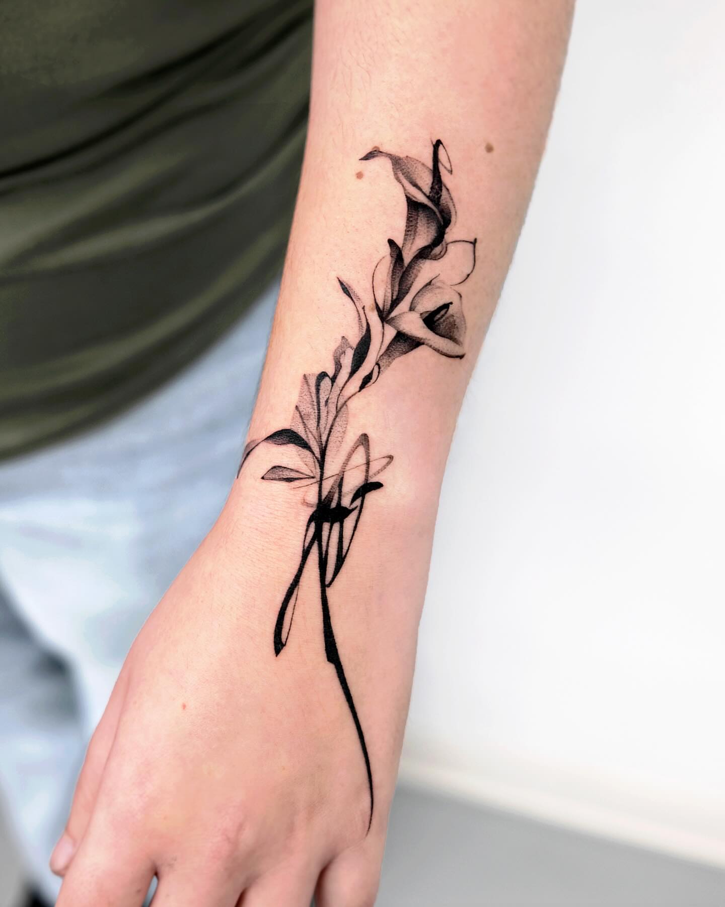 Tattoo by @mukyeon_tattoo — black_and_grey
