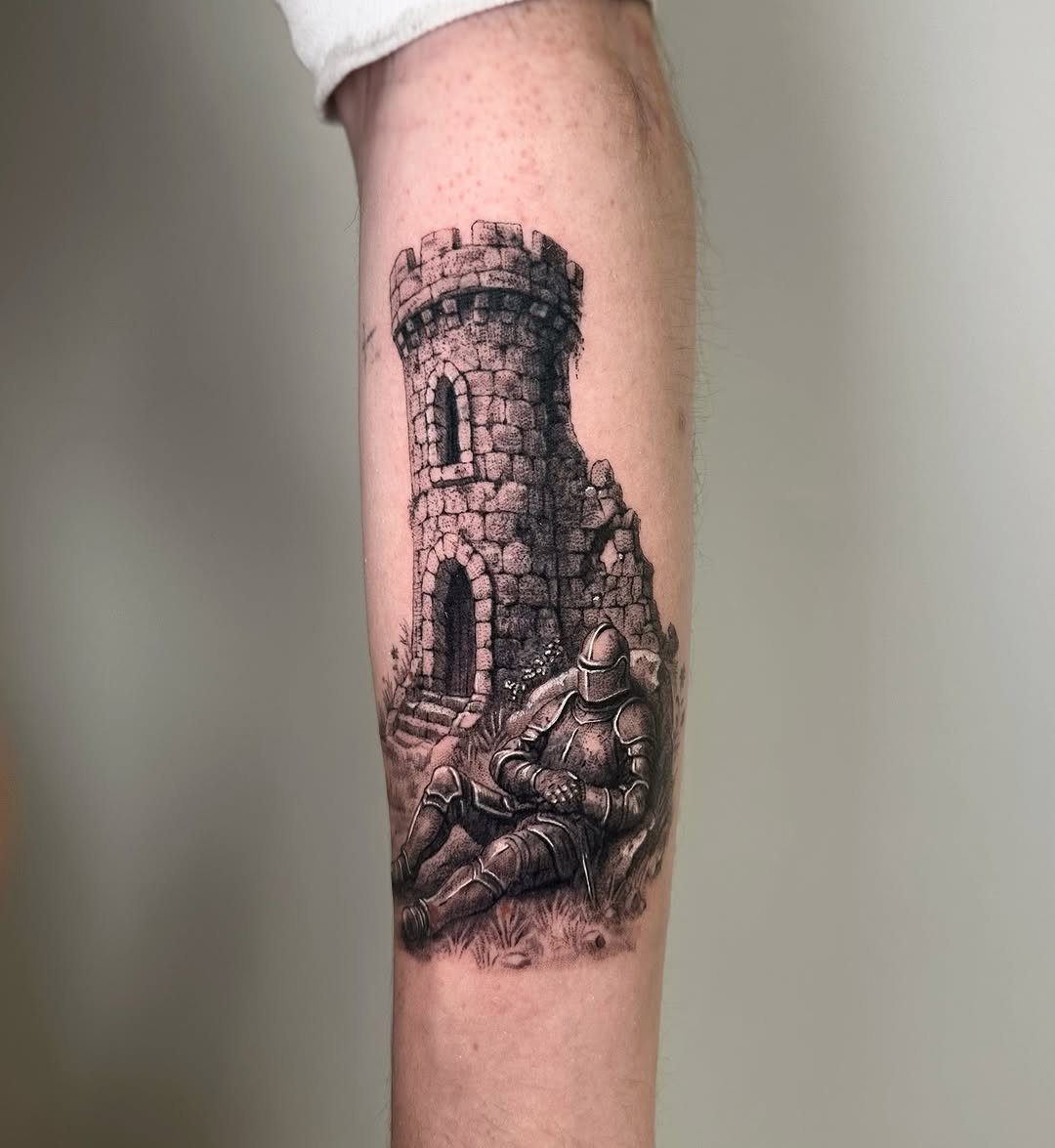 Tattoo by @oxana_ink — realism, black_and_grey
