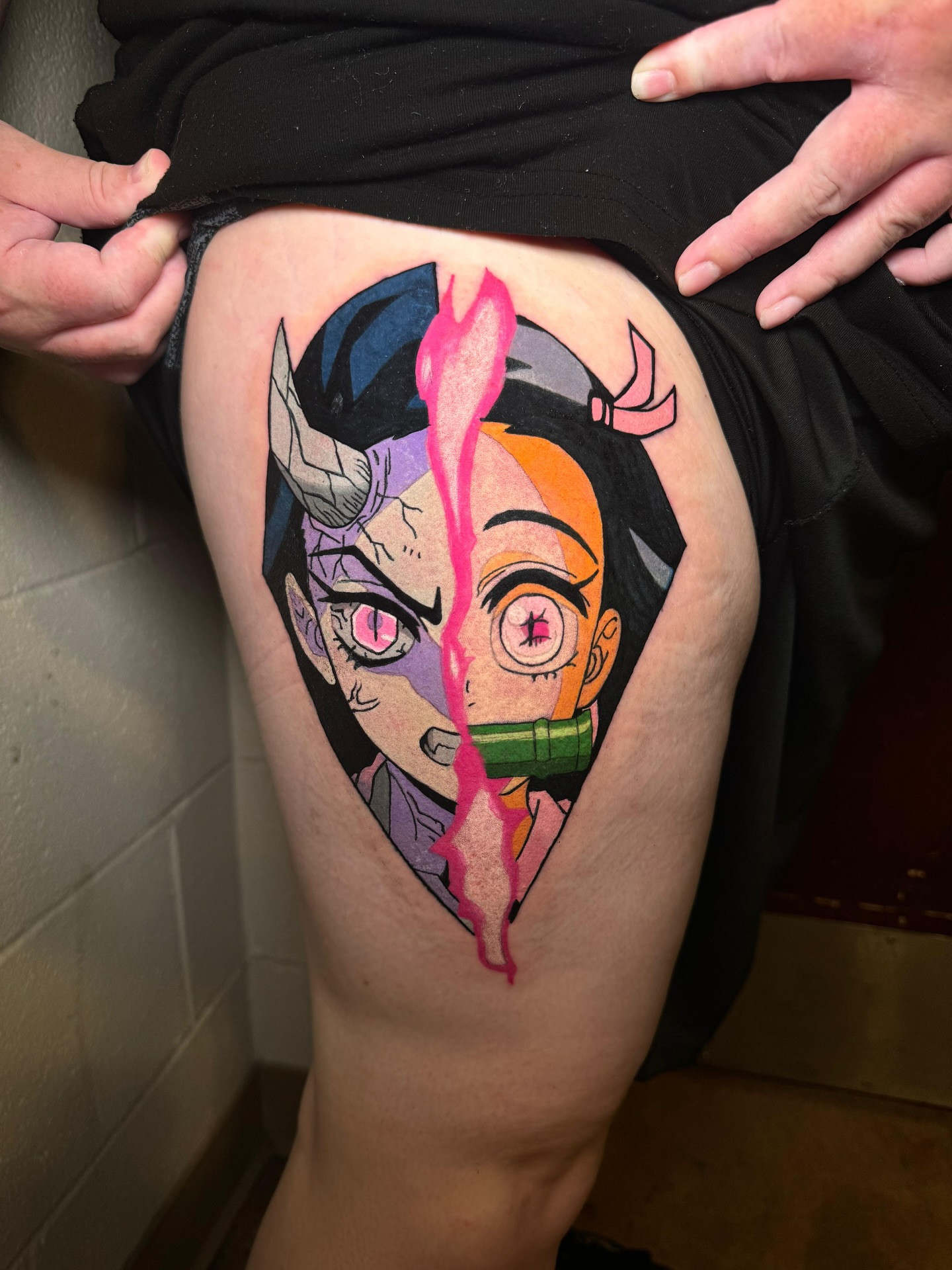 Tattoo by @dublink__ — anime