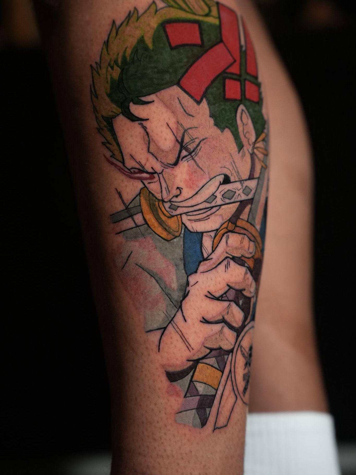 Tattoo by @dublink__ — anime