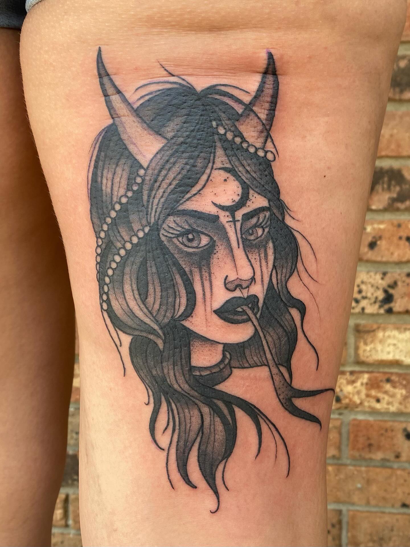 Tattoo by @austintimberlaketattoo — black_and_grey