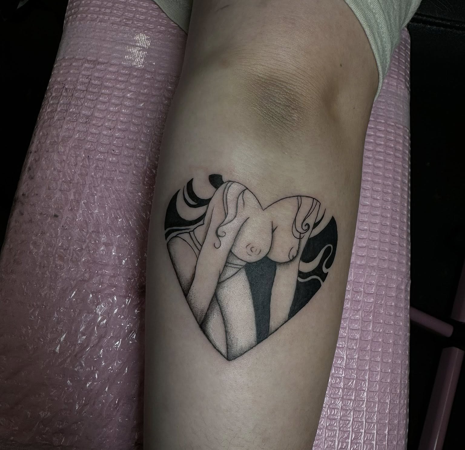 Tattoo by @tats.by.possum — black_and_grey, dotwork