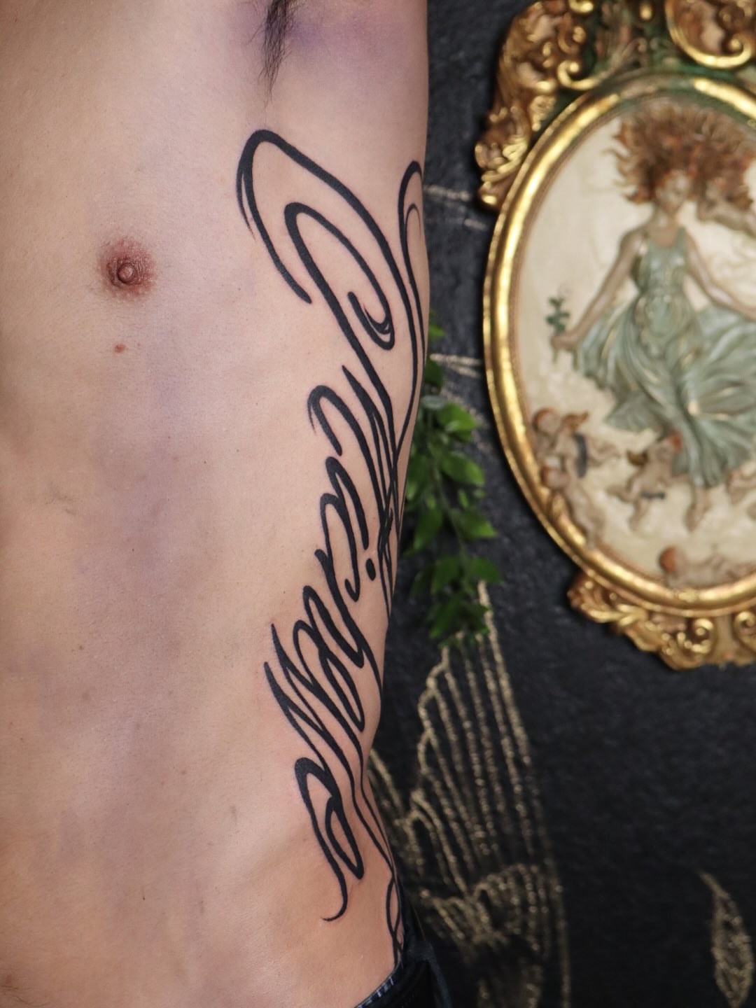 Tattoo by @ladyjutsu — lettering_script